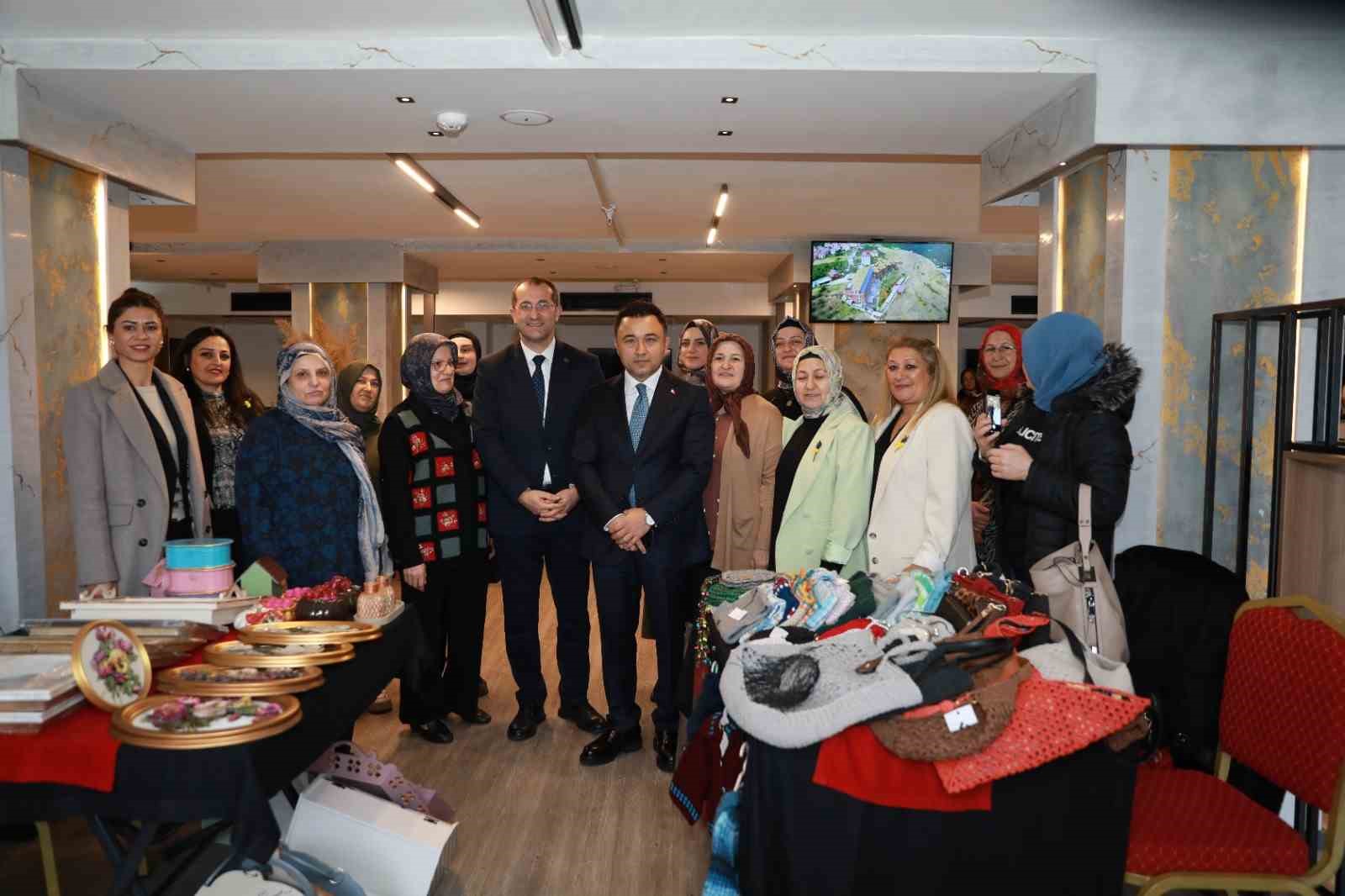 Akçaabat’ta üreten kadınlara Başkan Ekim’den destek
