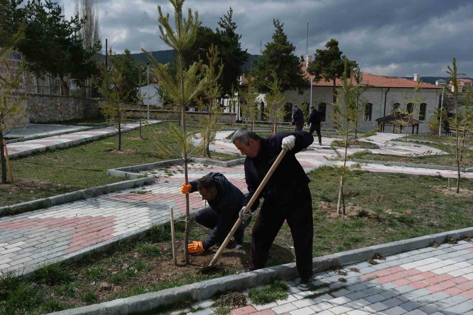 Akdağmadeni’nde bahar mesaisi: park ve bahçeler yenileniyor

