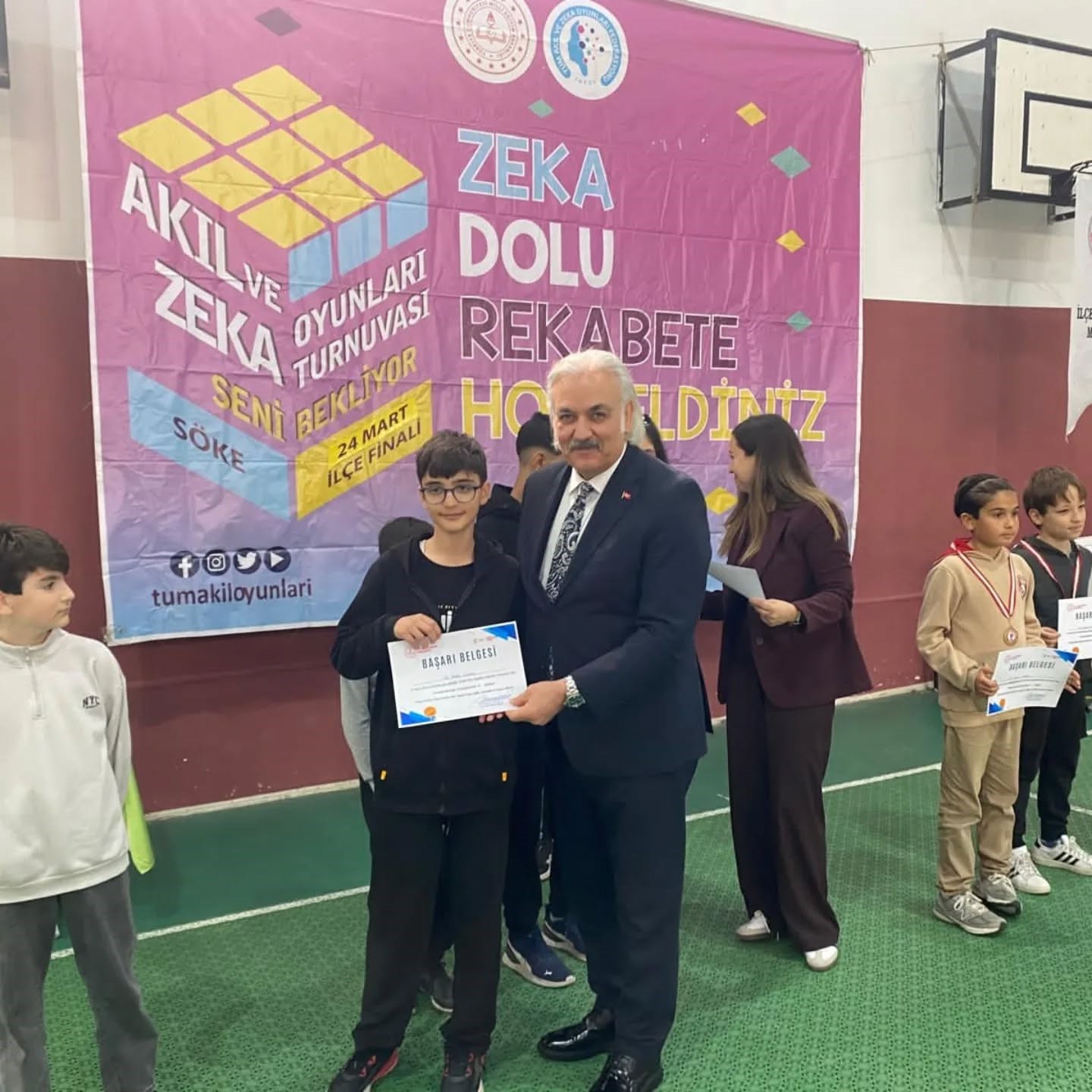 Akıl ve Zeka Oyunları İlçe Turnuvası Söke’de tamamlandı
