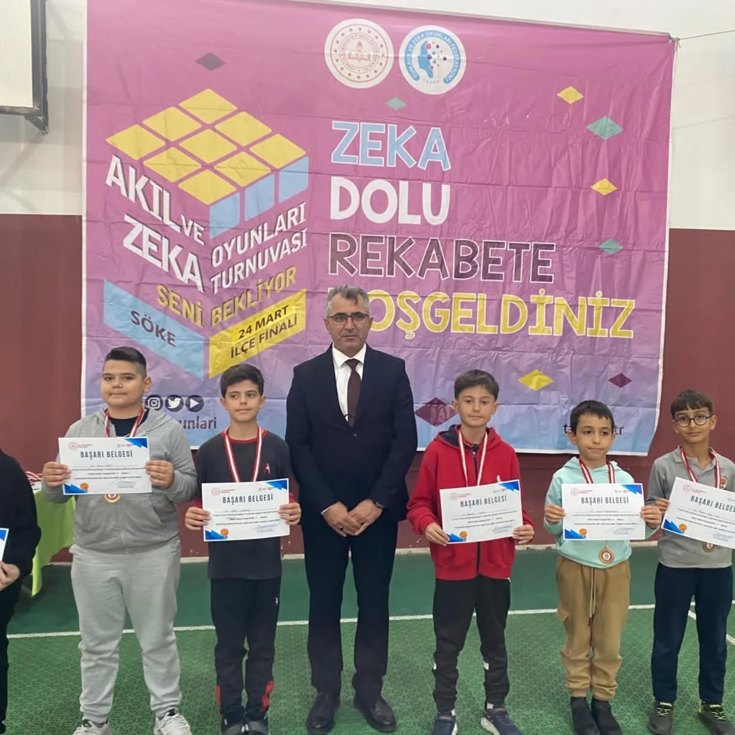 Akıl ve Zeka Oyunları İlçe Turnuvası Söke’de tamamlandı
