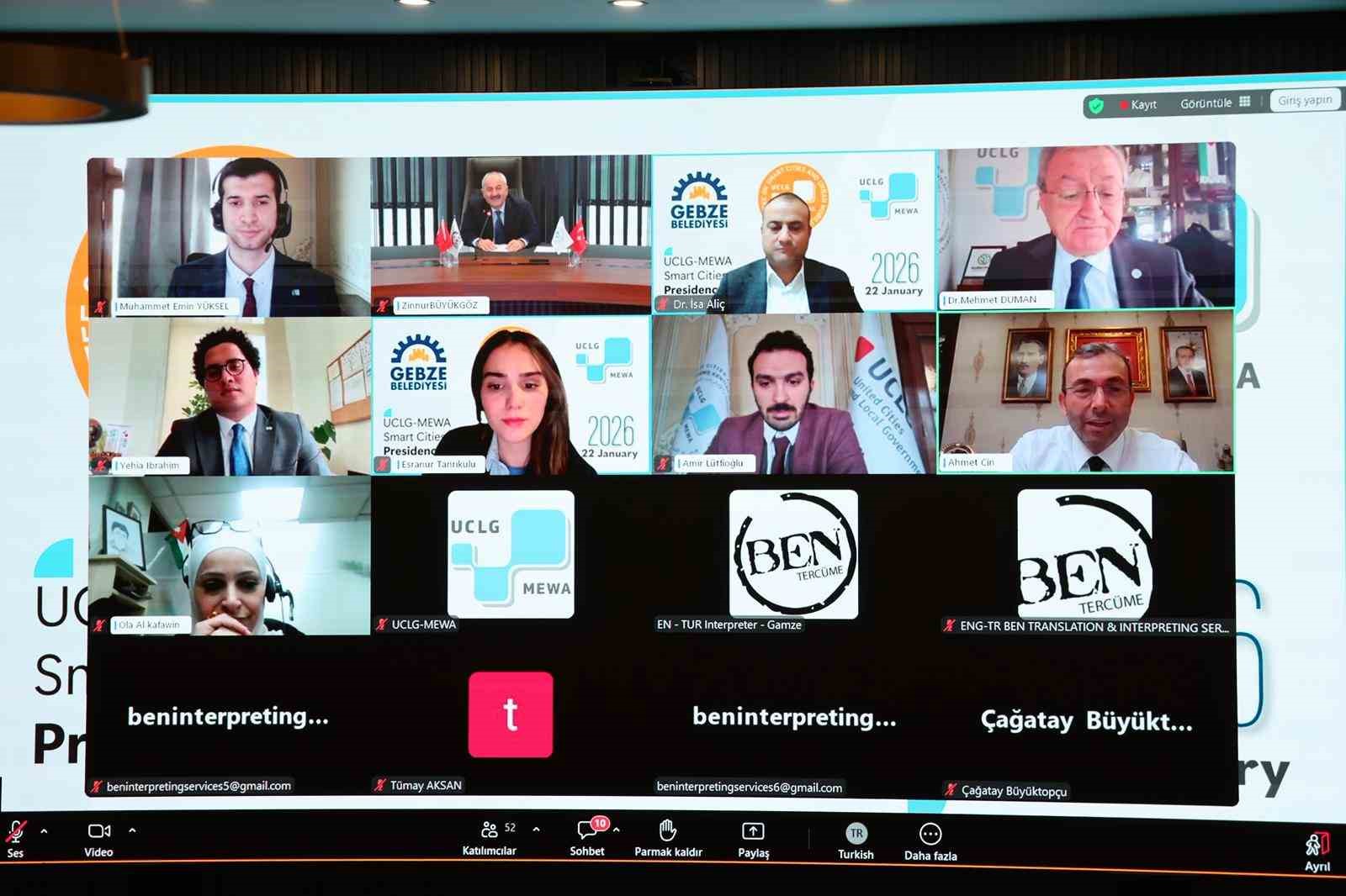 Akıllı şehirler ve kentsel mobilite Gebze’nin ev sahipliğinde konuşuldu
