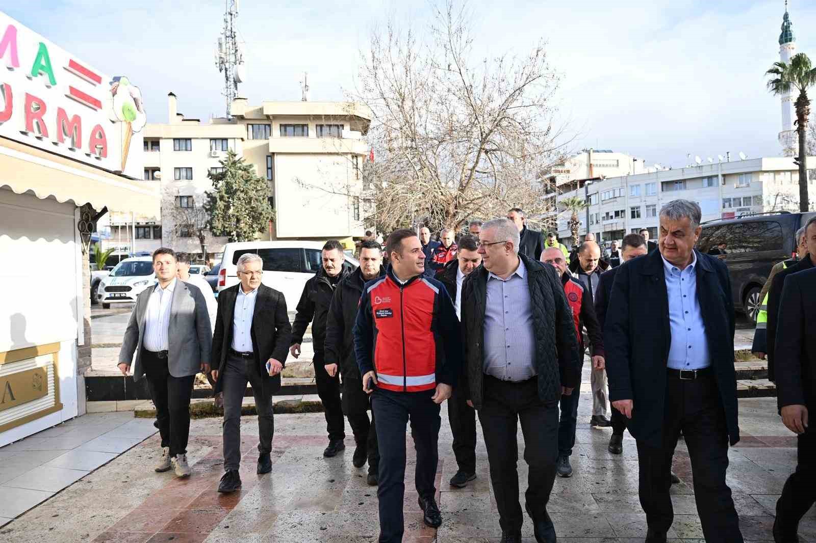 Akın, Lodos’un vurduğu Körfez’de
