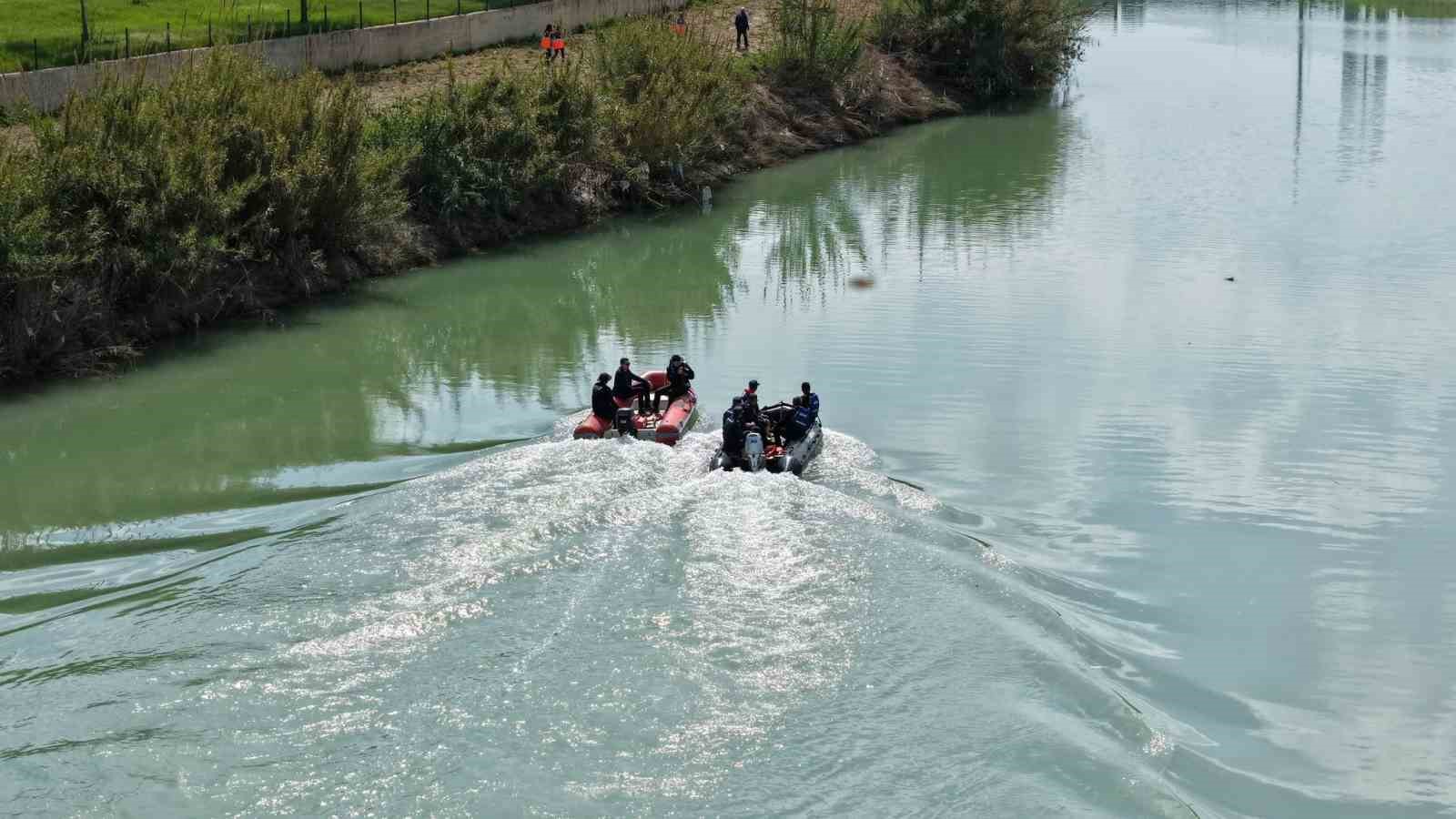 Akıntıya kapılan genci arama çalışmaları 8. gününde sürüyor
