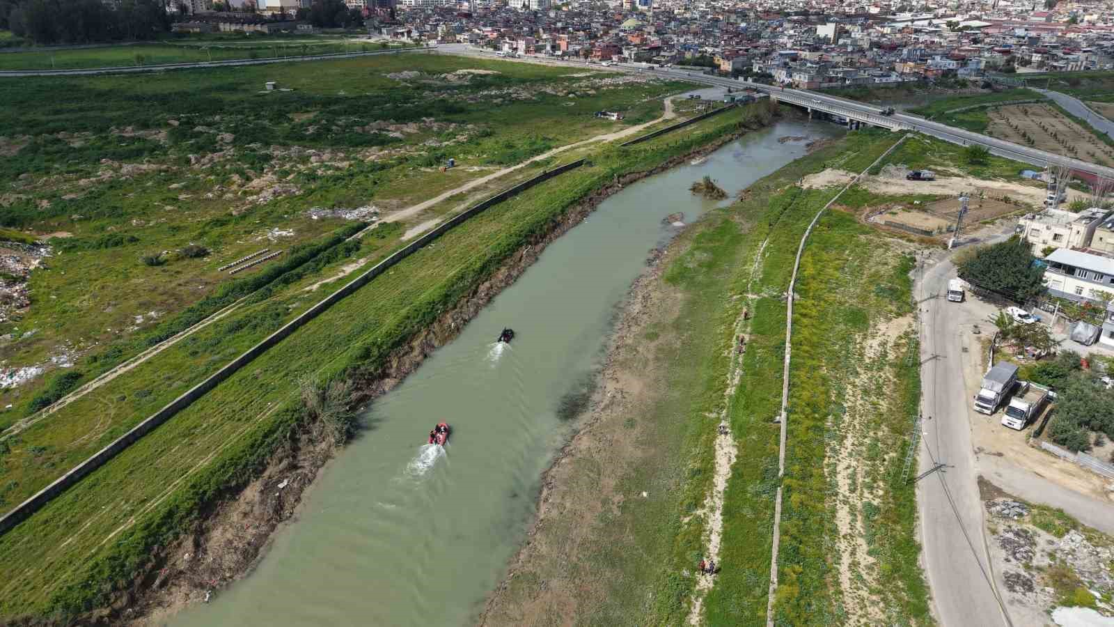 Akıntıya kapılan genci arama çalışmaları 8. gününde sürüyor
