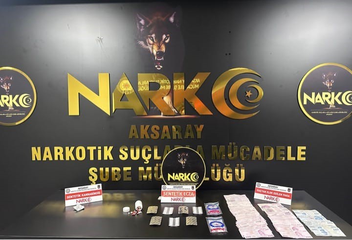 Aksaray NSM’den narkotik operasyonu: 8 tutuklama
