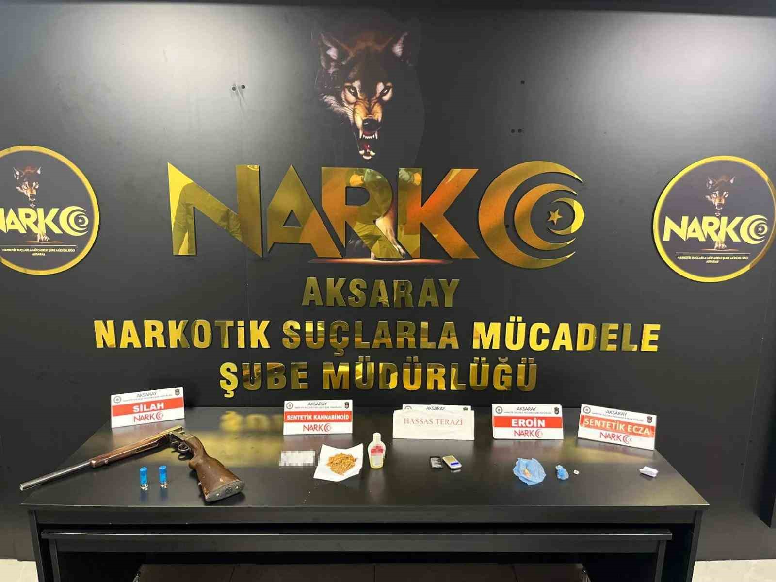 Aksaray’da 11 adrese uyuşturucu baskını: 19 tutuklama
Aksaray’da 11 adrese uyuşturucu baskını: 19 tutuklama