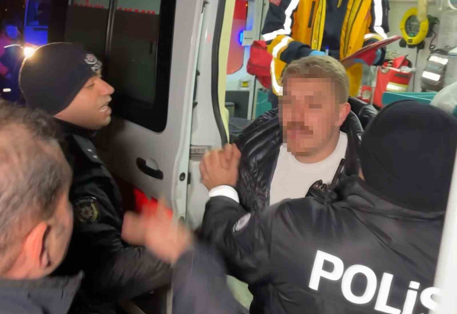 Aksaray’da film sahnelerini aratmayan kovalamaca kamerada
