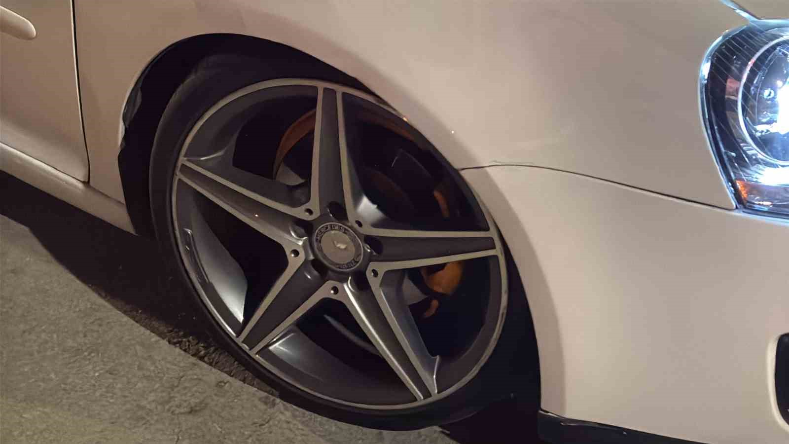 Aksaray’da helezon yayları kesik 3 araca toplam 15 bin lira ceza
