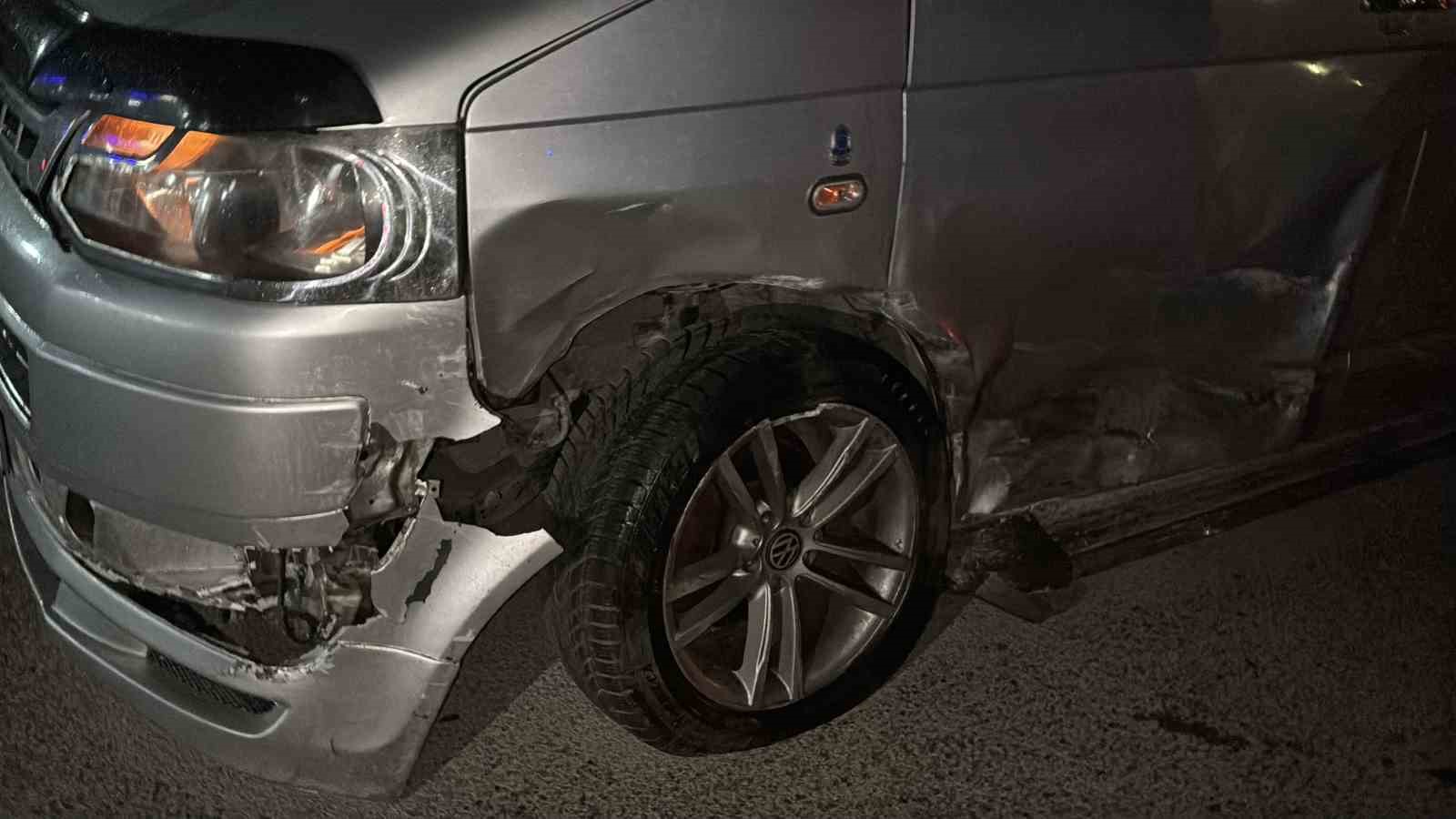 Aksaray’da kuzenler çarpıştı: 1 yaralı
