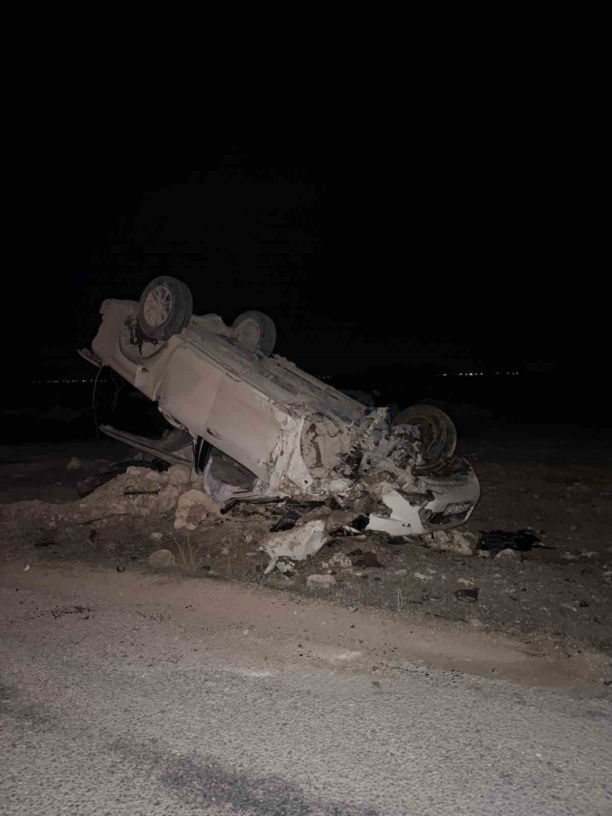 Aksaray’da otomobil takla attı: 3 yaralı
