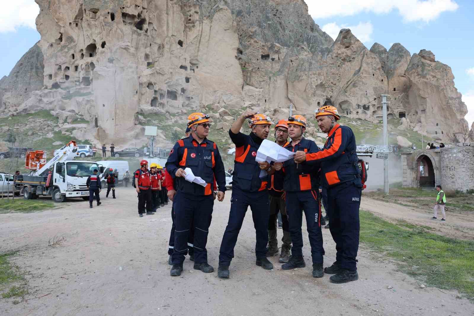 Aksaray’da sel tatbikatı gerçeğini aratmadı
