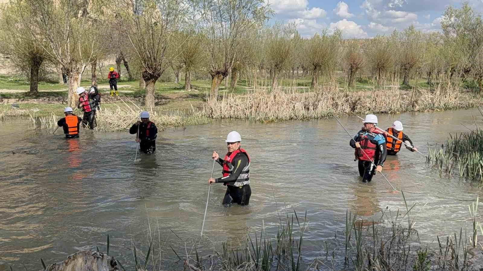 Aksaray’da sel tatbikatı gerçeğini aratmadı
