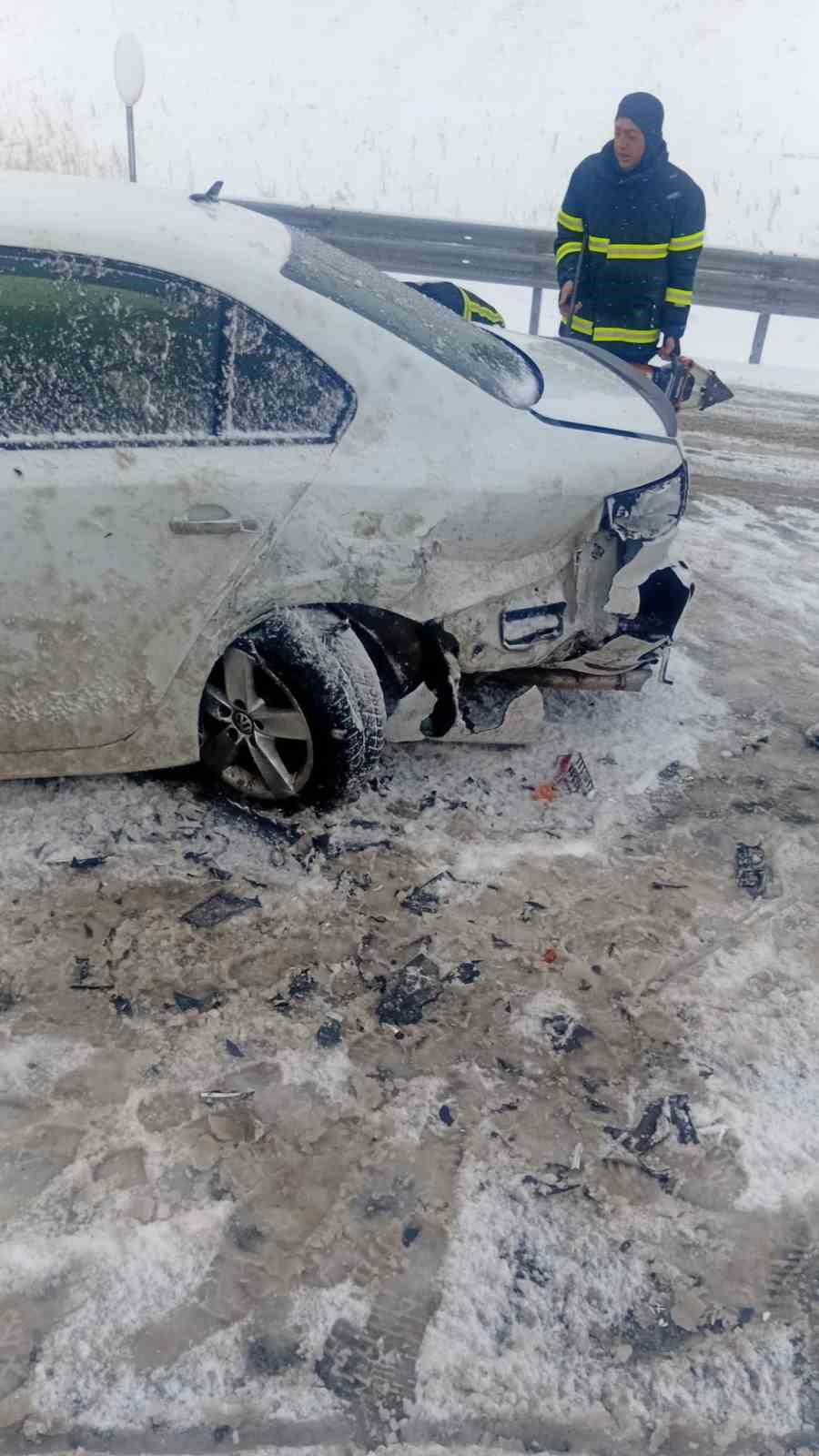 Aksaray’da trafik kazası: 3 yaralı
