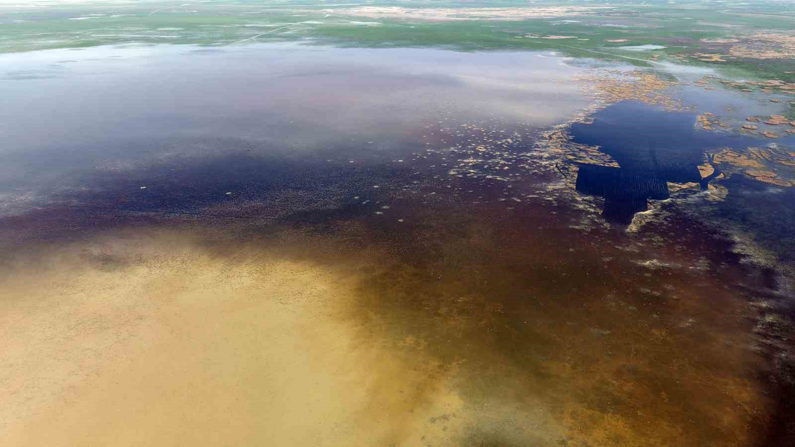 Akşehir Gölü 8 yıl aradan sonra su tutmaya başladı
