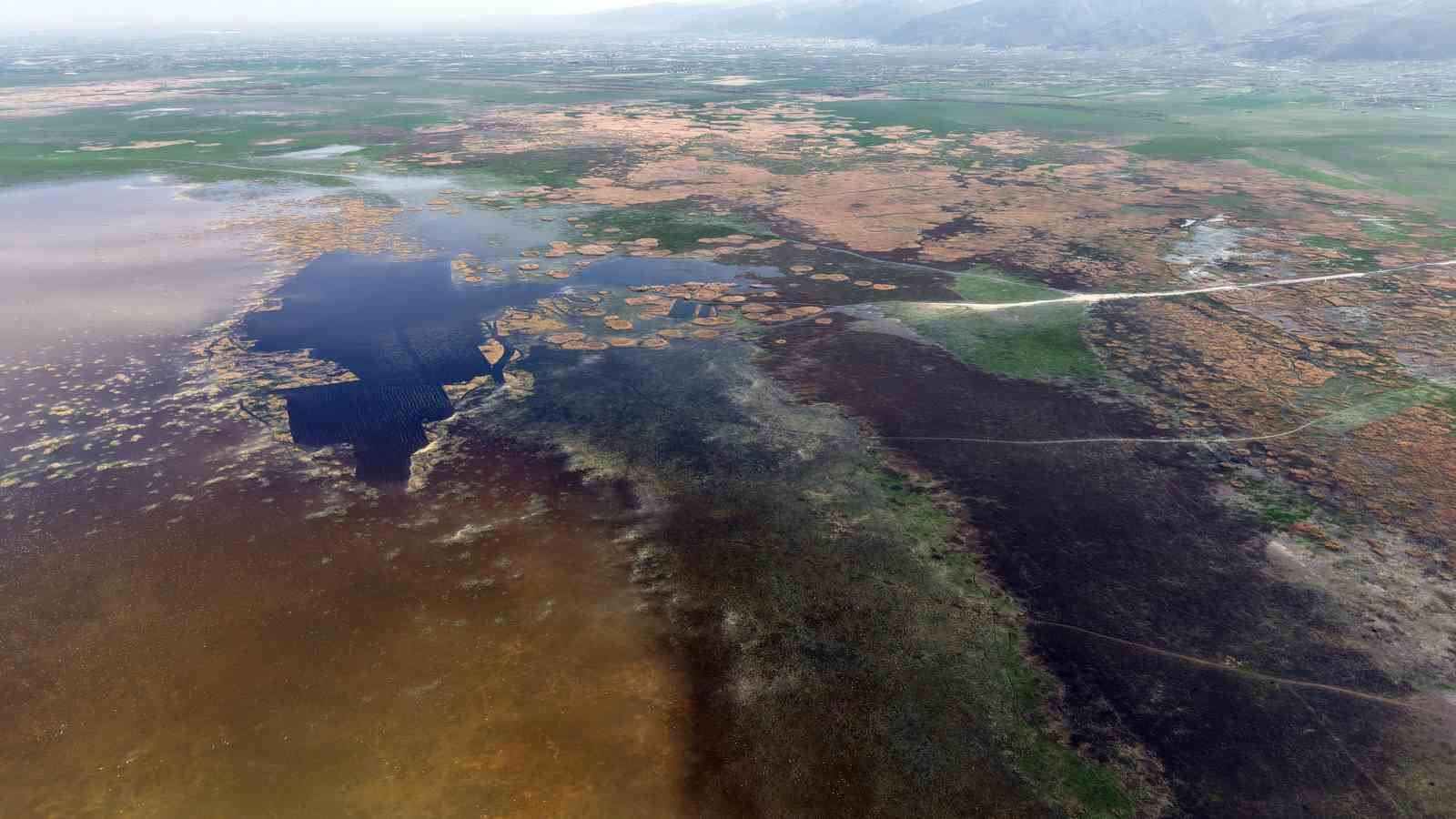 Akşehir Gölü 8 yıl aradan sonra su tutmaya başladı
