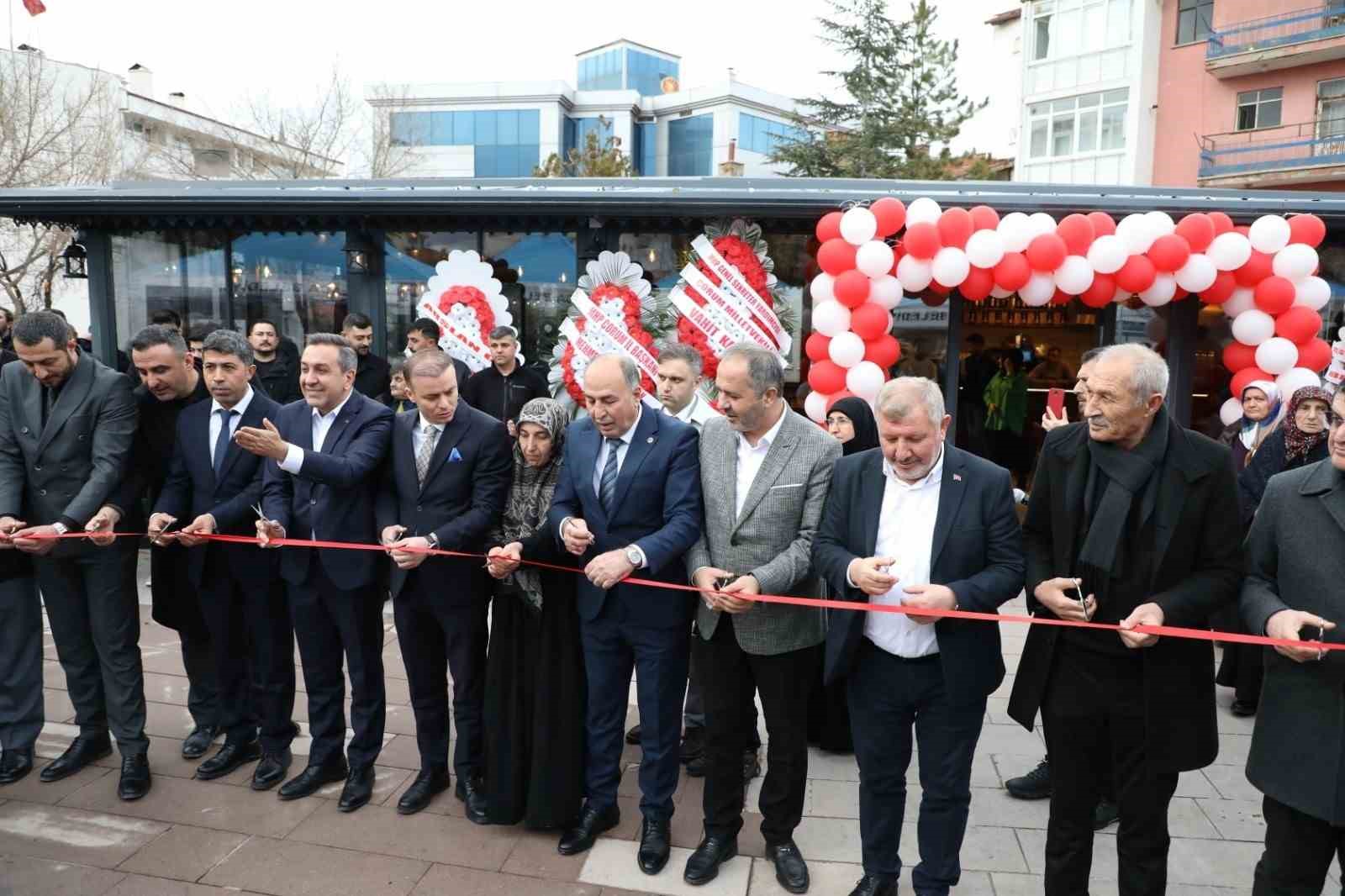 Alaca’da Şehit Halil İbrahim Aygül’ün adının yaşatılacağı tesis dualarla açıldı
