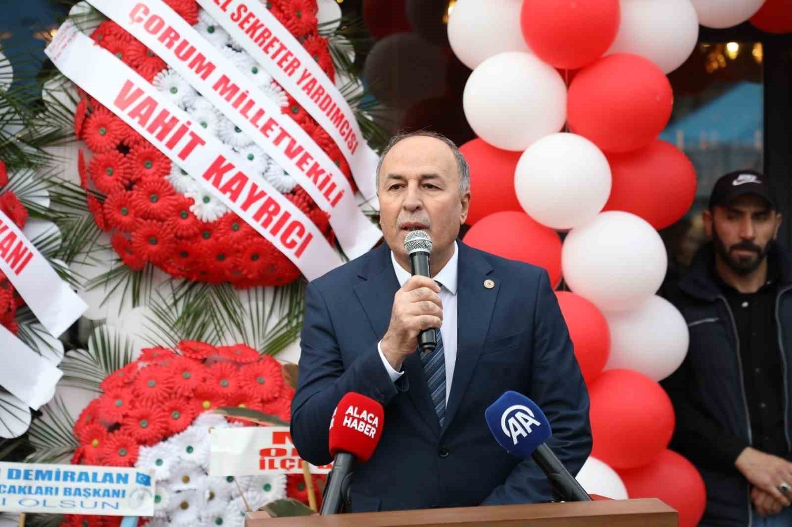 Alaca’da Şehit Halil İbrahim Aygül’ün adının yaşatılacağı tesis dualarla açıldı
