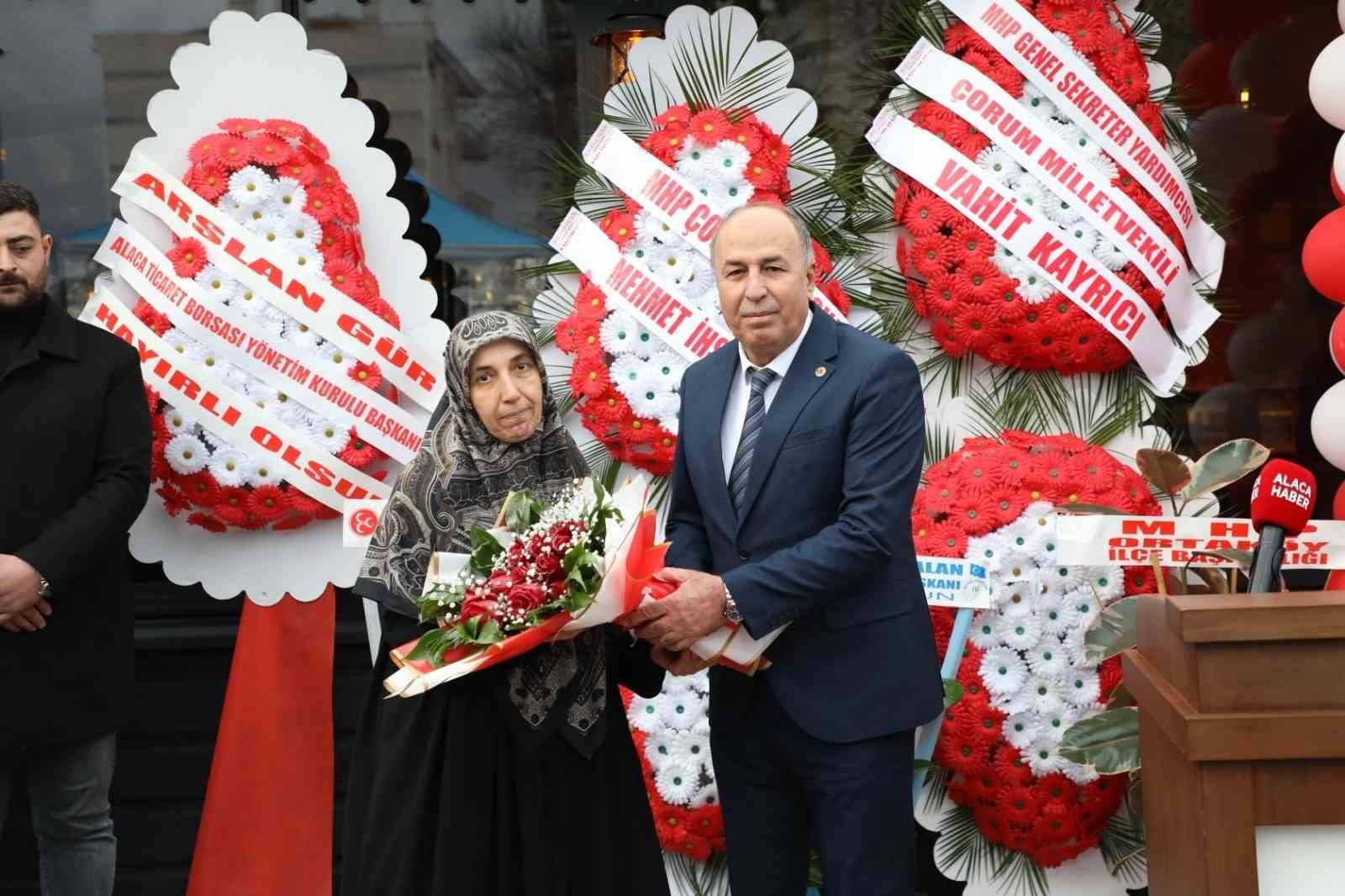 Alaca’da Şehit Halil İbrahim Aygül’ün adının yaşatılacağı tesis dualarla açıldı
