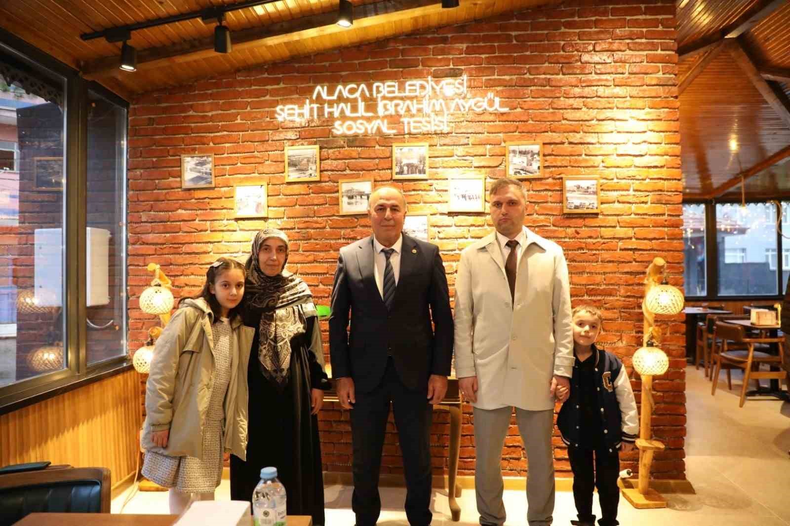 Alaca’da Şehit Halil İbrahim Aygül’ün adının yaşatılacağı tesis dualarla açıldı
