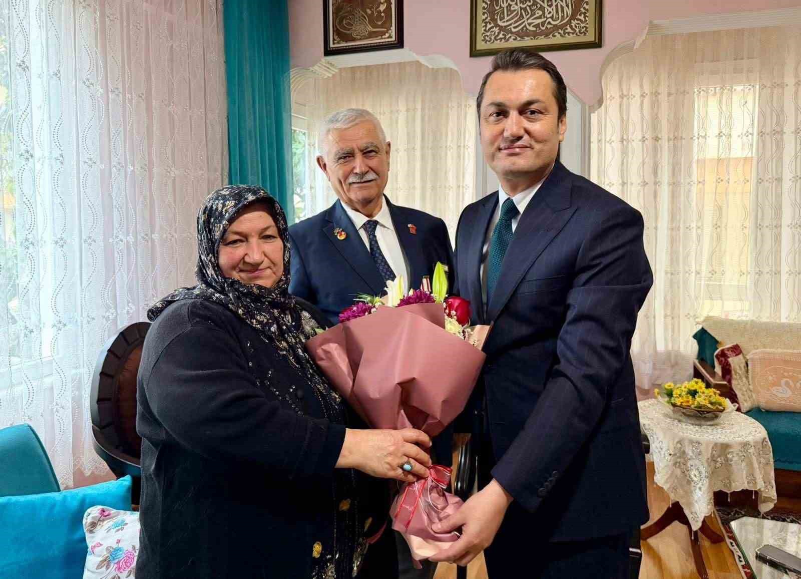 Alanya Kaymakamı Öztürk’ten gazilere anlamlı ziyaret
