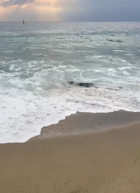 Alanya’da 2,5 ay önce sahilde bulunan ceset ihbarı yamaç paraşütü pilotu kamerasında
