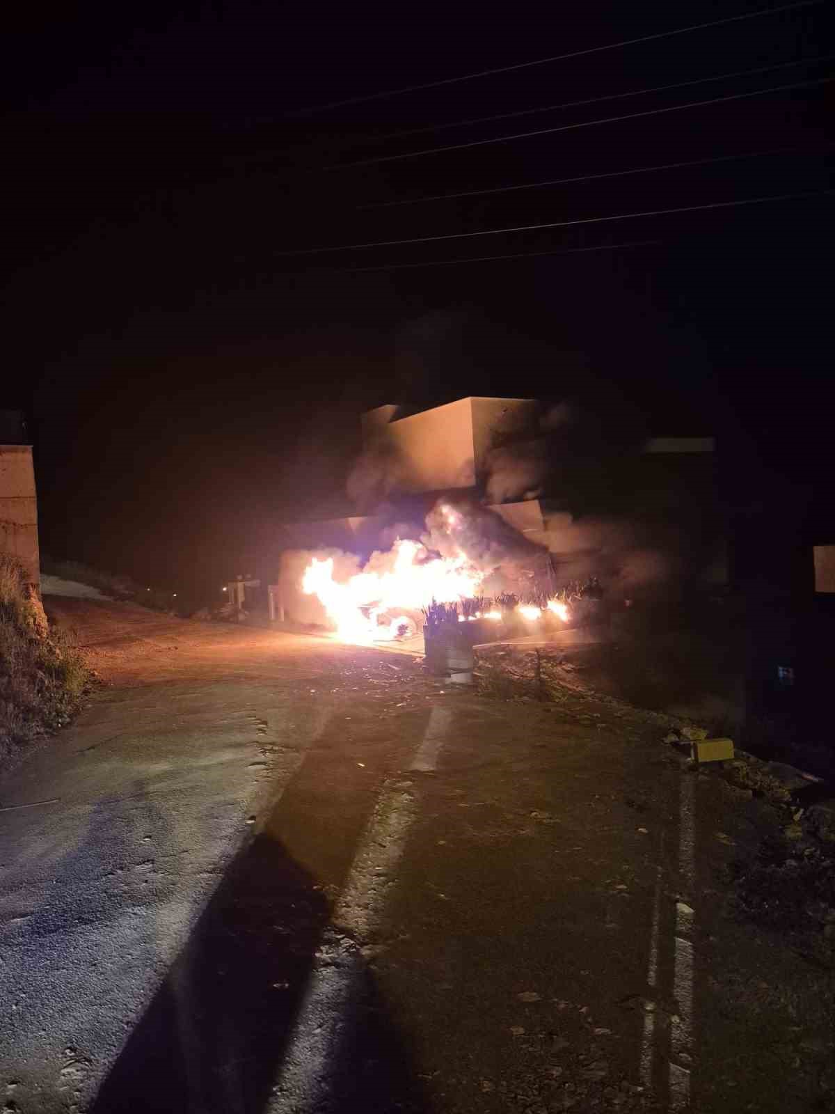 Alanya’da müstakil evde çıkan yangın korkuttu
