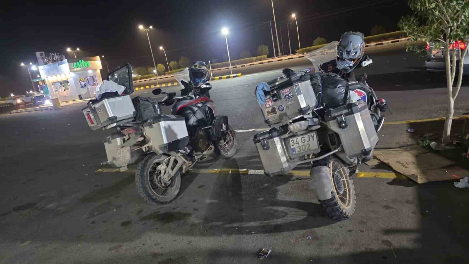 Alanya’dan kutsal topraklara motosikletle 7 bin kilometrelik yolculuk
