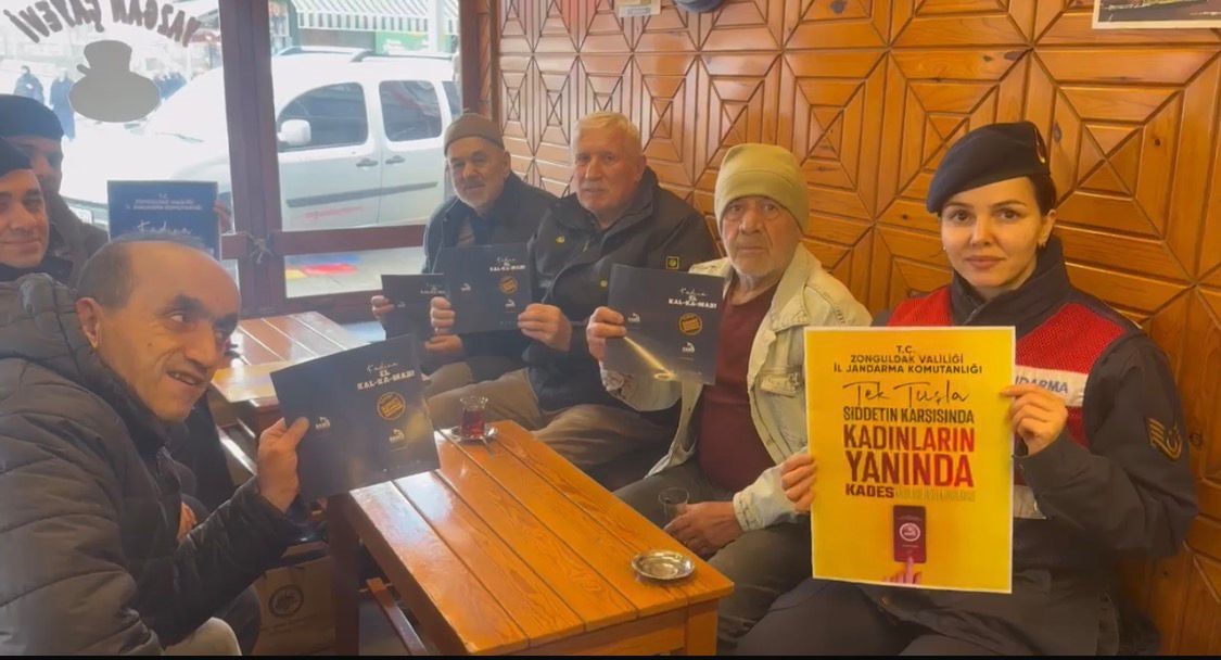 Alaplı’da jandarmadan kadına şiddete karşı tek dokunuş
