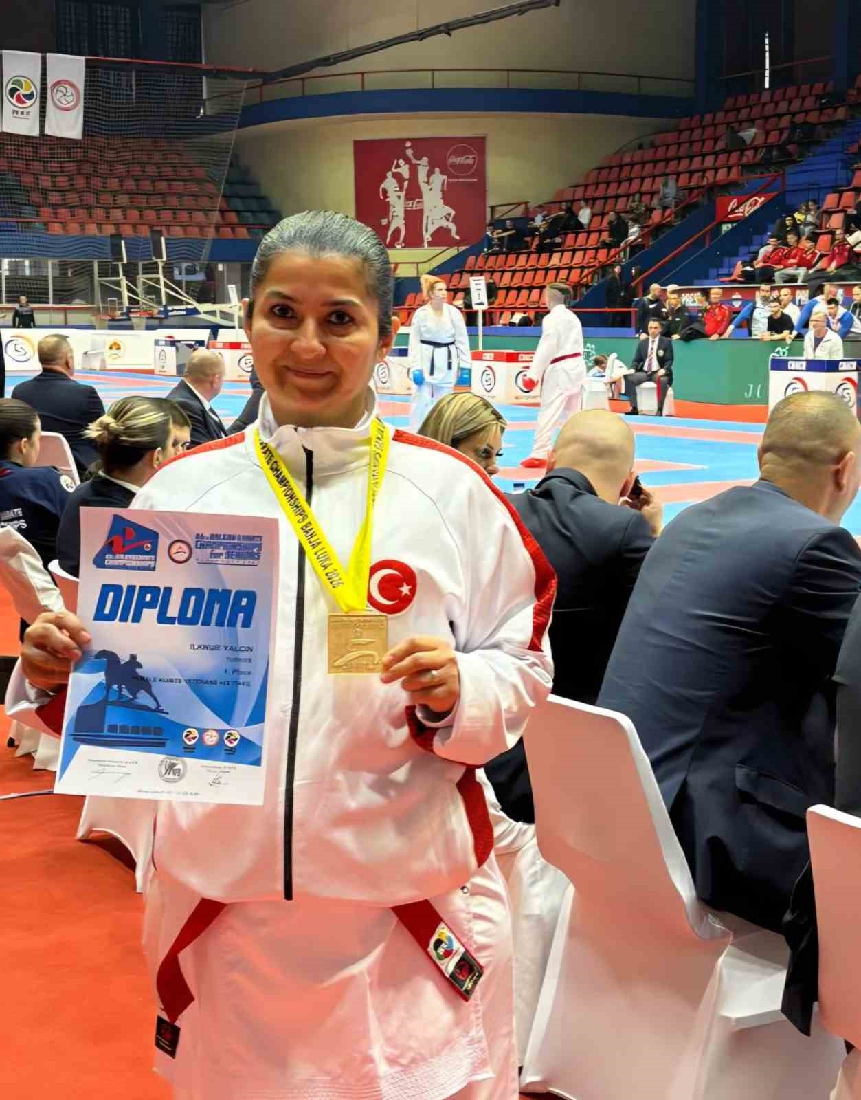 Alaşehir Belediyesporlu İlknur Yalçın Balkan Şampiyonu oldu
