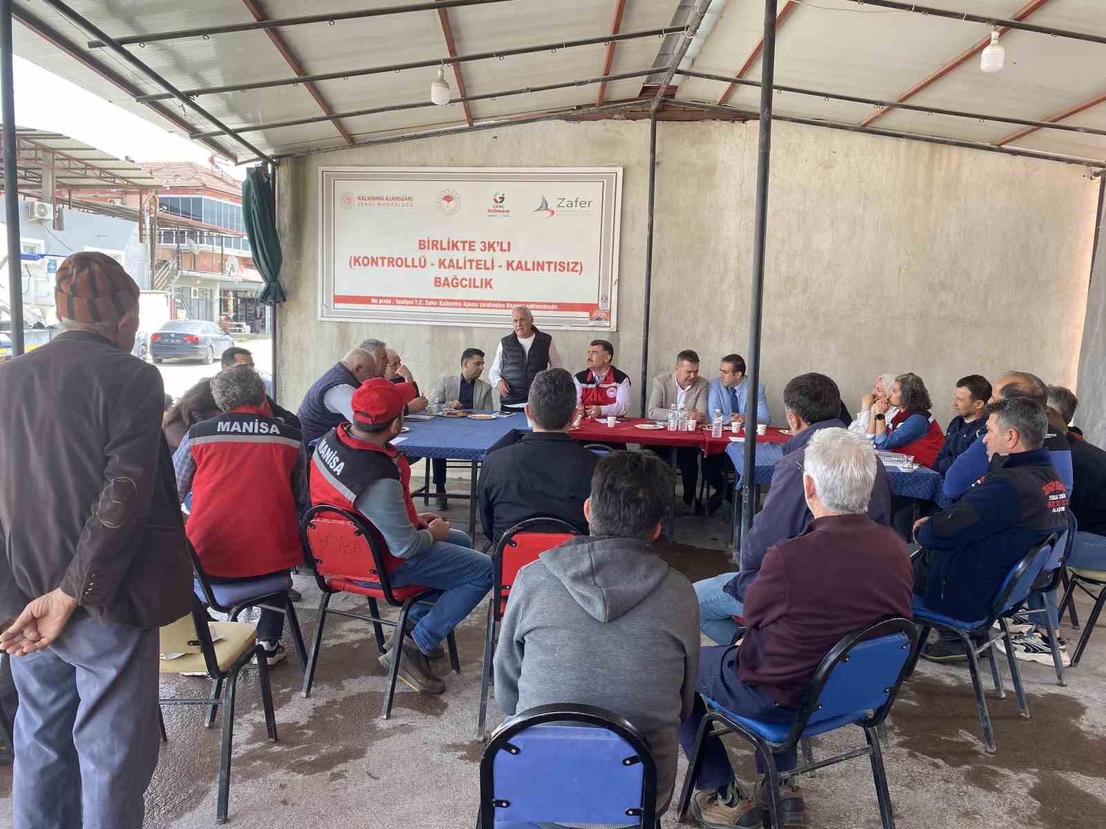 Alaşehir’de "3K Bağcılık" ile kalıntısız üretim başladı
