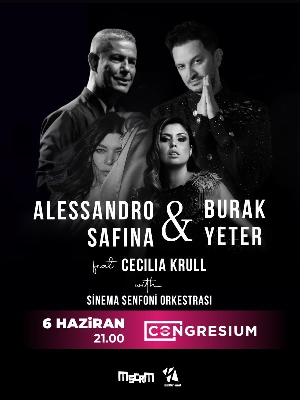 Alessandro Safina ve Burak Yeter’den İstanbul’da ortak konser
