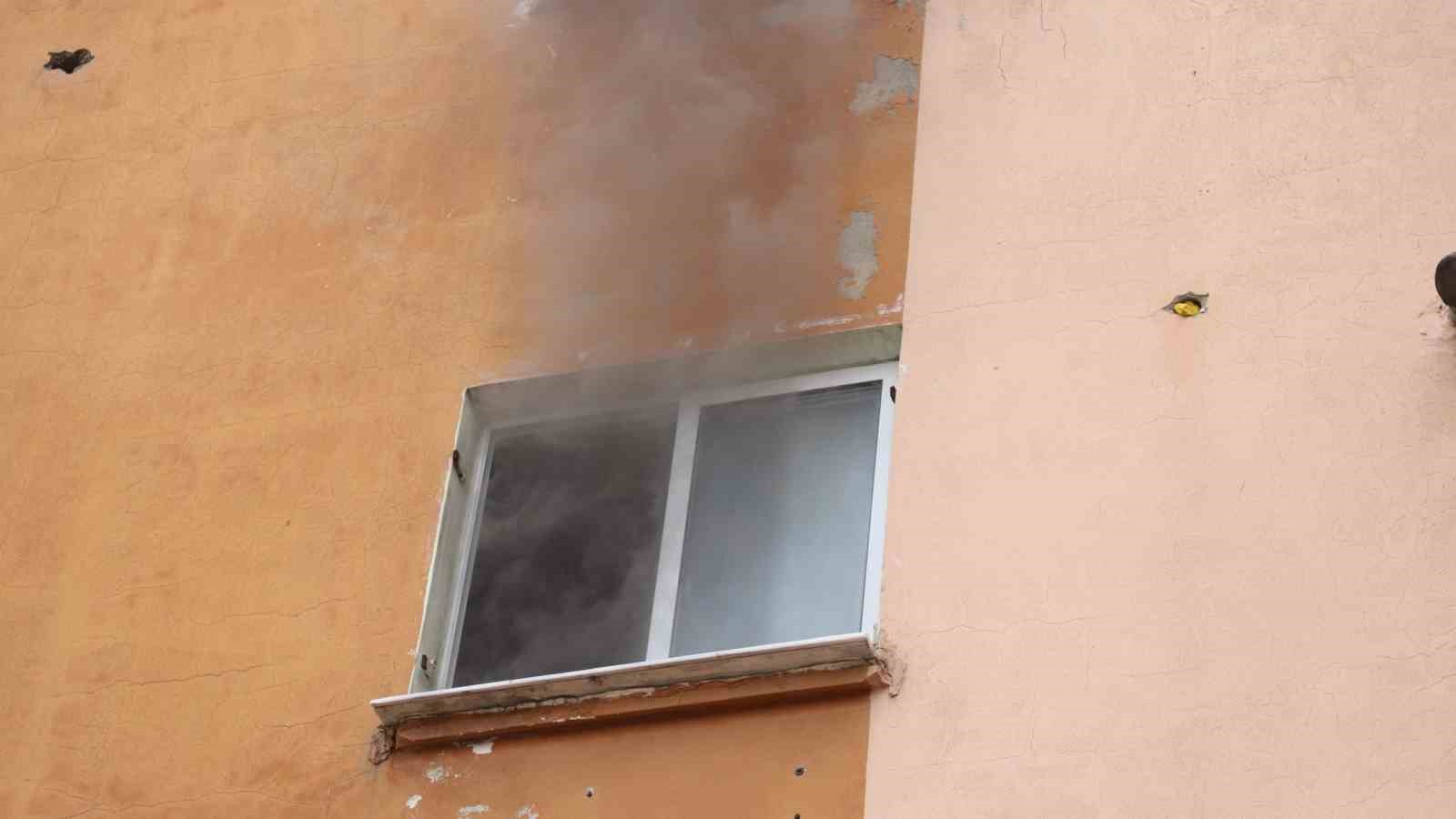 Alevlerin arasından kurtarıldı: İtfaiye hamile kediyi sağ salim çıkardı
