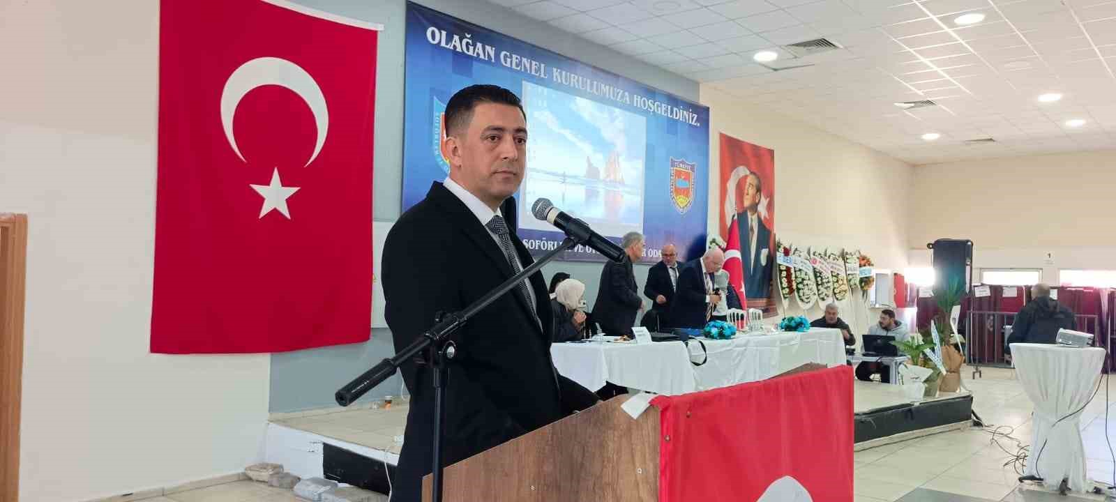 Aliağa Şoförler ve Otomobilciler Esnaf Odası’nda Seyhan Öz başkan seçildi
