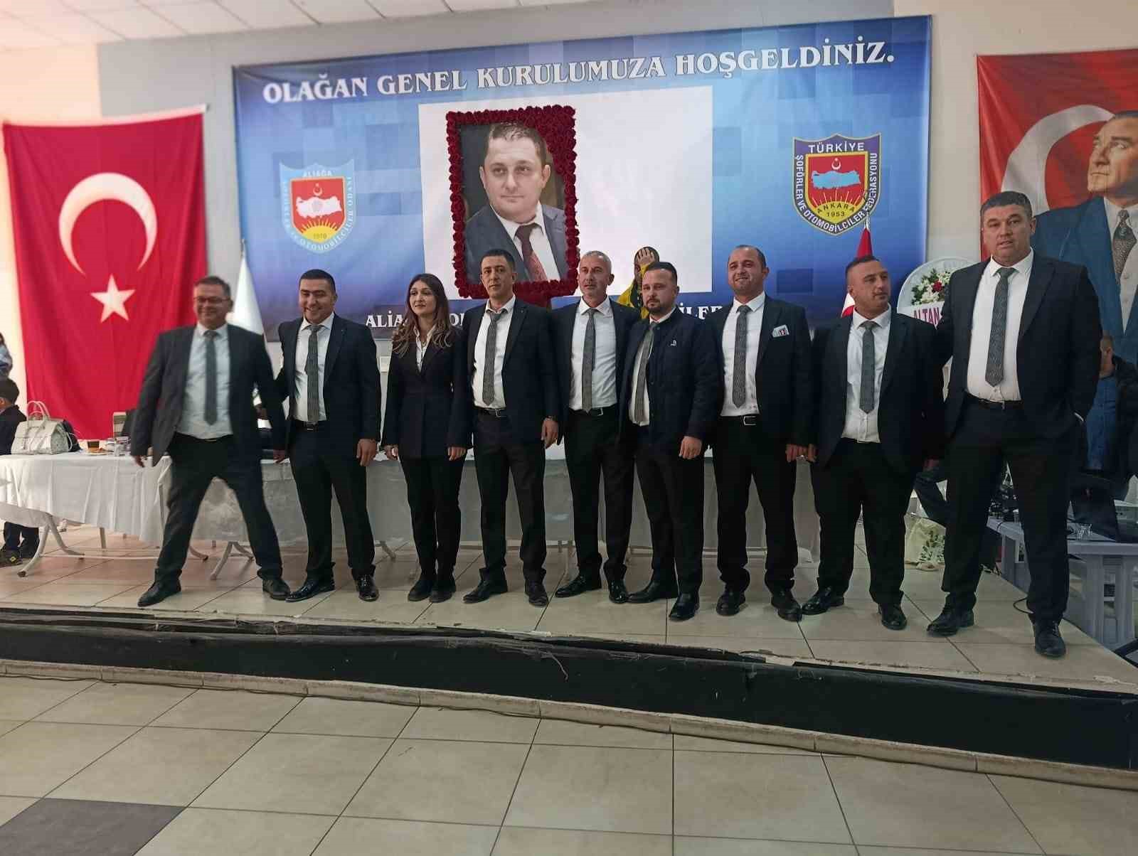 Aliağa Şoförler ve Otomobilciler Esnaf Odası’nda Seyhan Öz başkan seçildi
