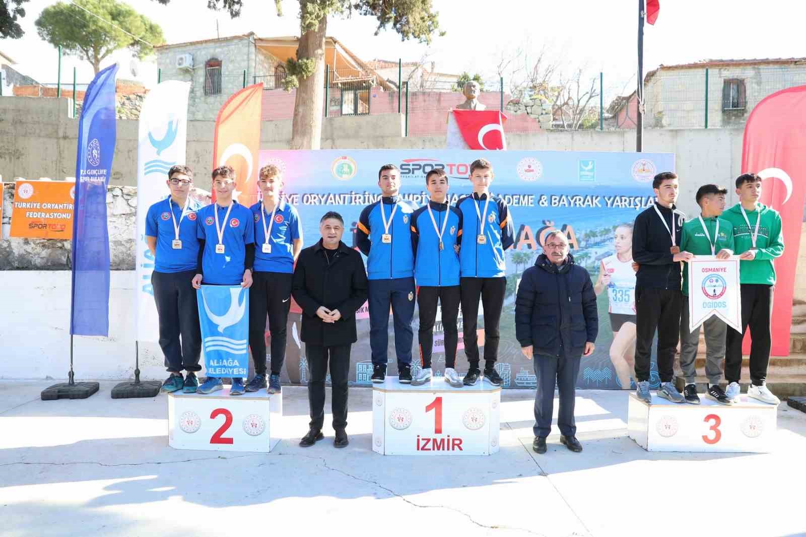 Aliağa, Türkiye Oryantiring Şampiyonası’na ev sahipliği yaptı
