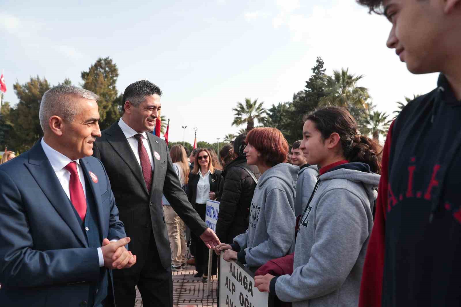 Aliağa’da Çanakkale Zaferi’nin 111. yıl dönümü kutlandı
