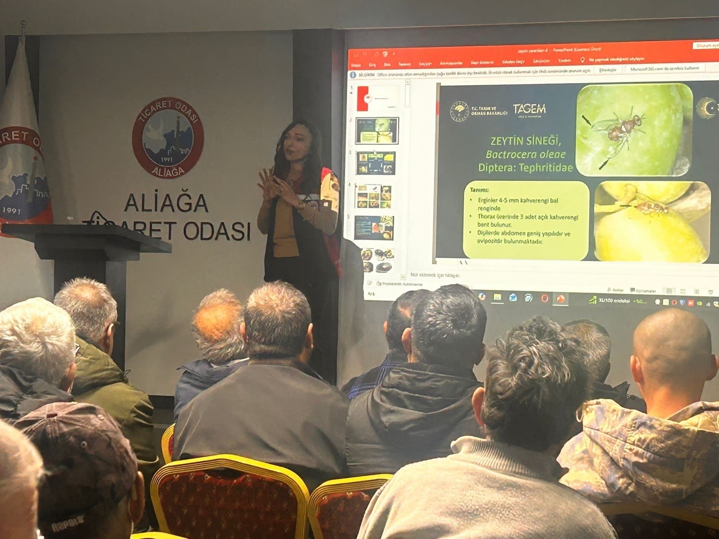 Aliağa’da tarımsal eğitimler aralıksız sürüyor
