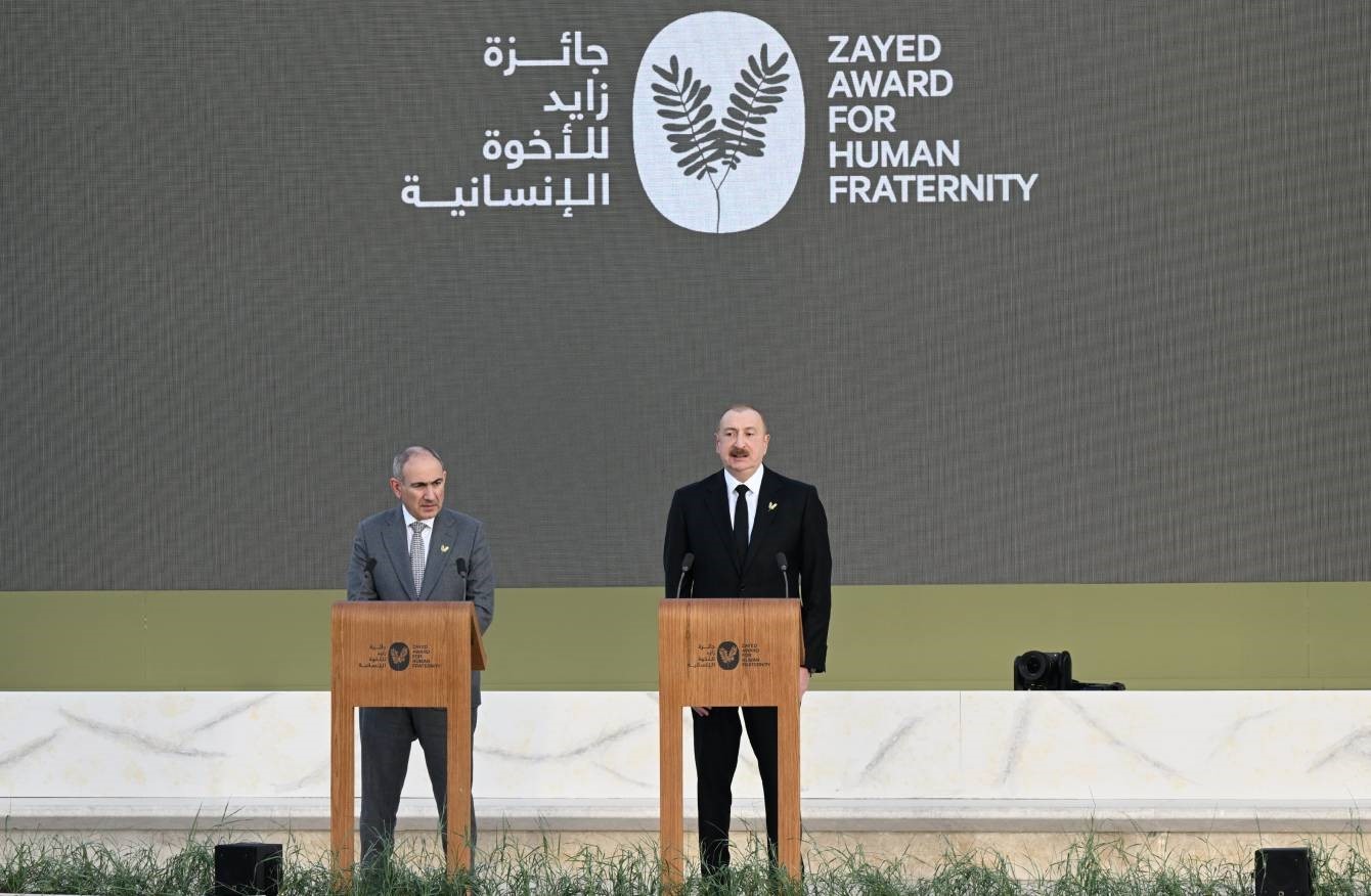 Aliyev ve Paşinyan’a Abu Dabi’de "2026 Zayed İnsan Kardeşliği Ödülü"
