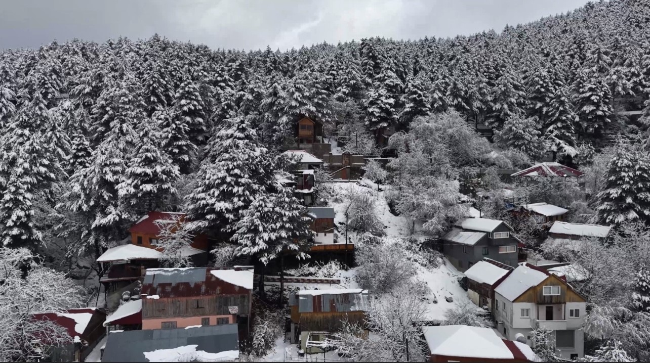 Amanos eteklerinde kış masalı: Zorkun Yaylası’nda kar güzelliği
