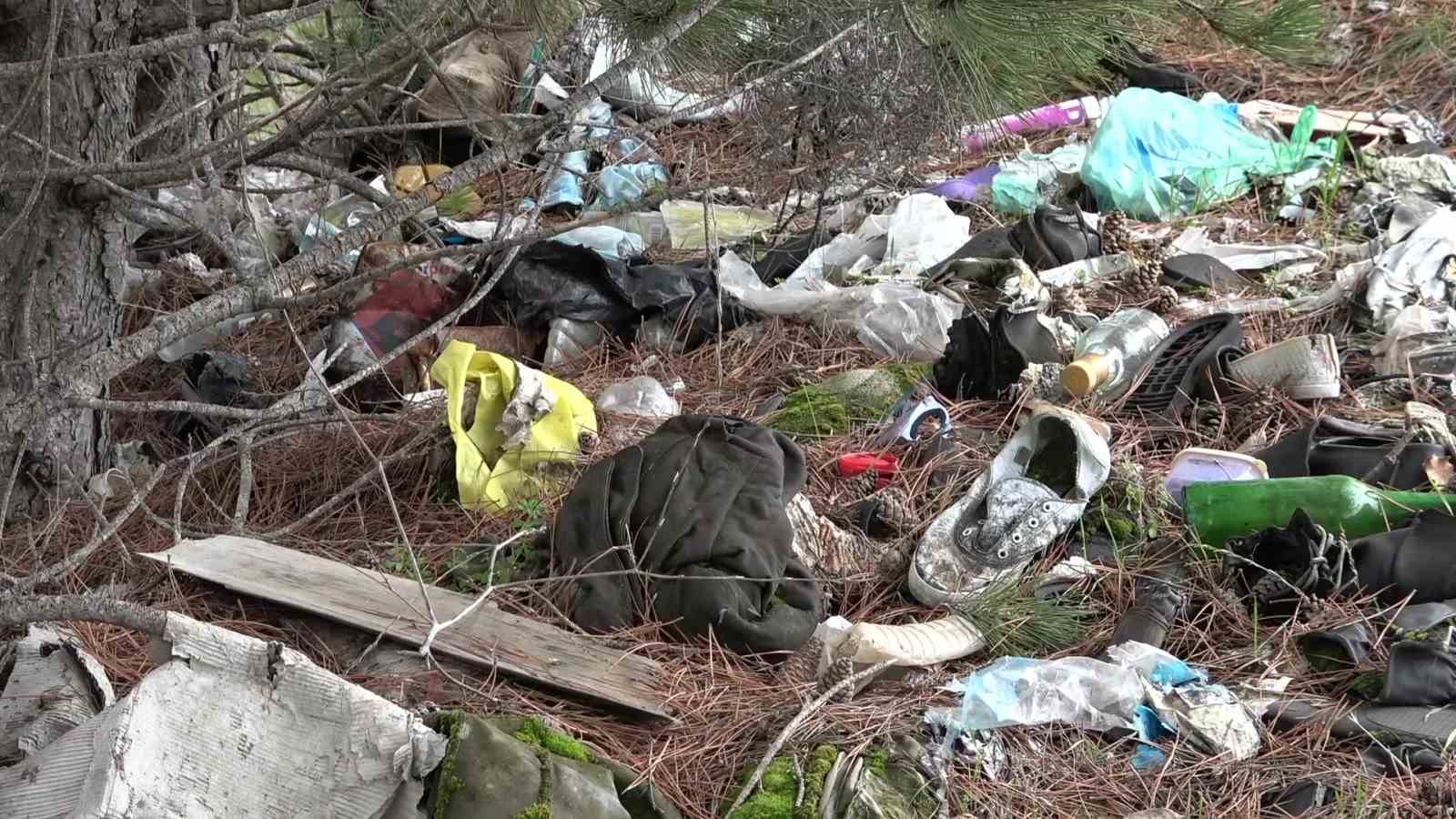 Amasya’da orman çöplüğe dönüştü: "Bu toprakları piyangodan kazanmadık"
