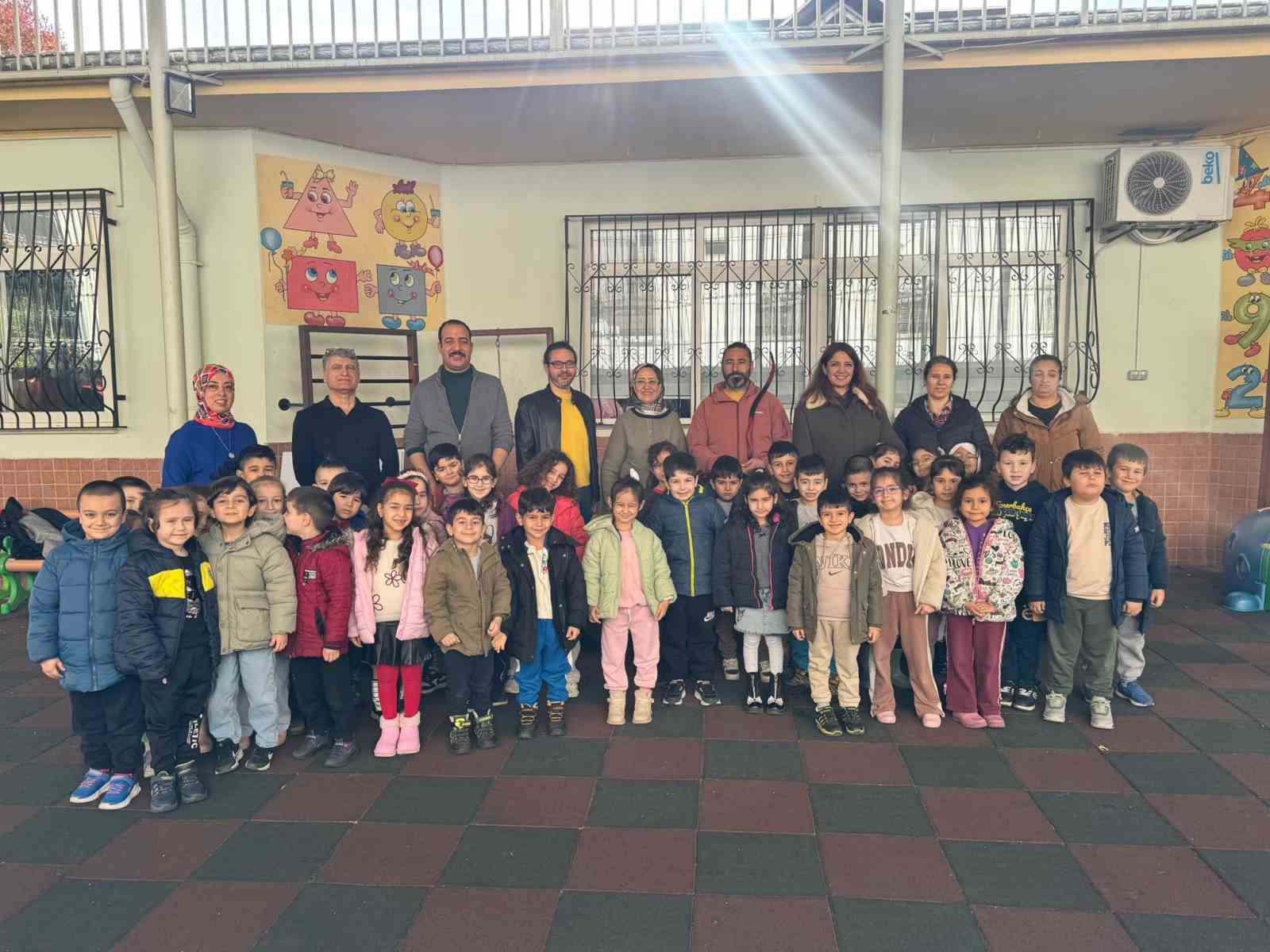 Anaokulu öğrencileri okçuluk kültürünü öğrendi
