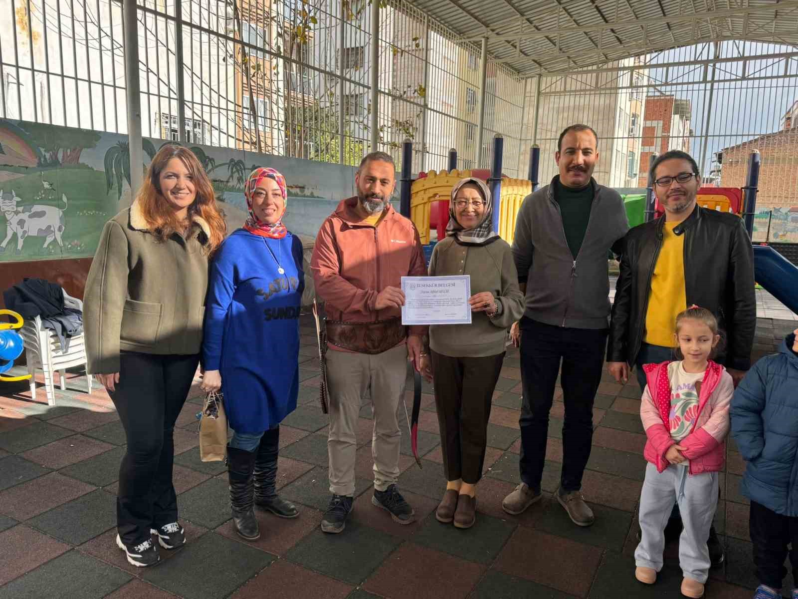 Anaokulu öğrencileri okçuluk kültürünü öğrendi
