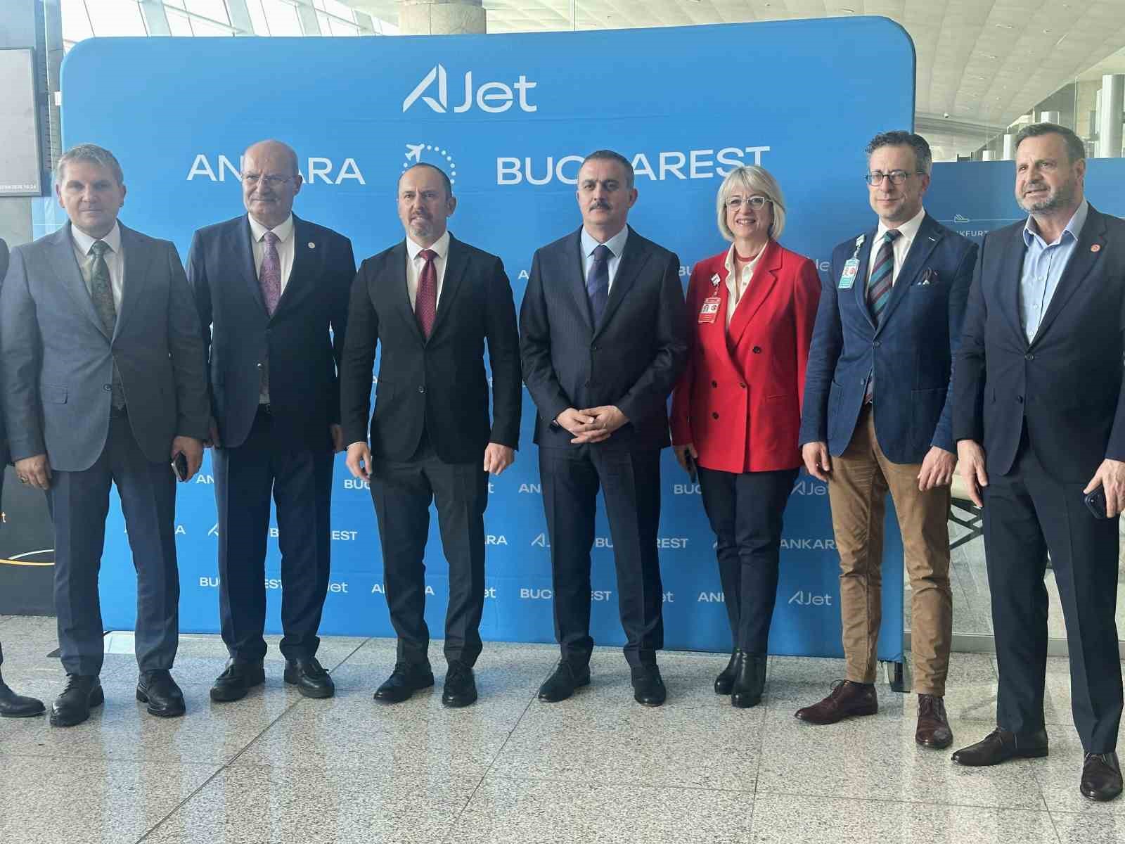 Ankara Esenboğa Havalimanı’ndan Bükreş’e direkt uçuşlar başladı
