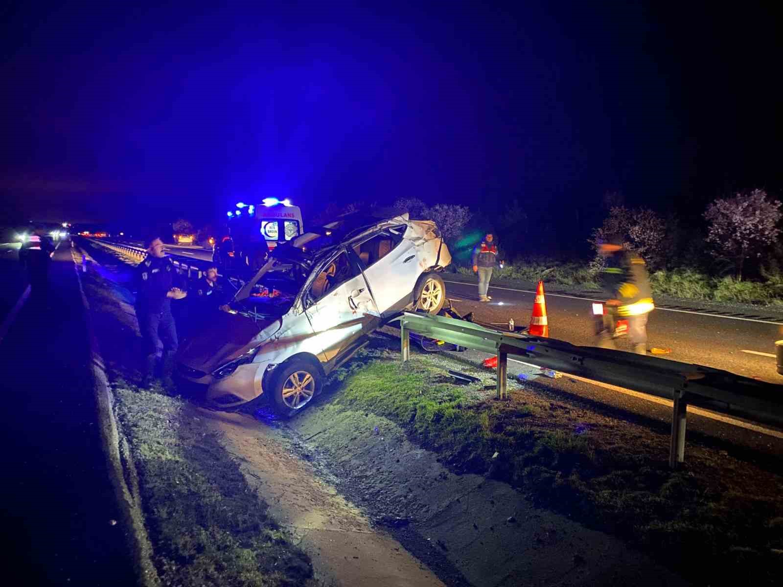Ankara-Eskişehir Yolu üzerinde kaza: 2 ölü, 4 yaralı
