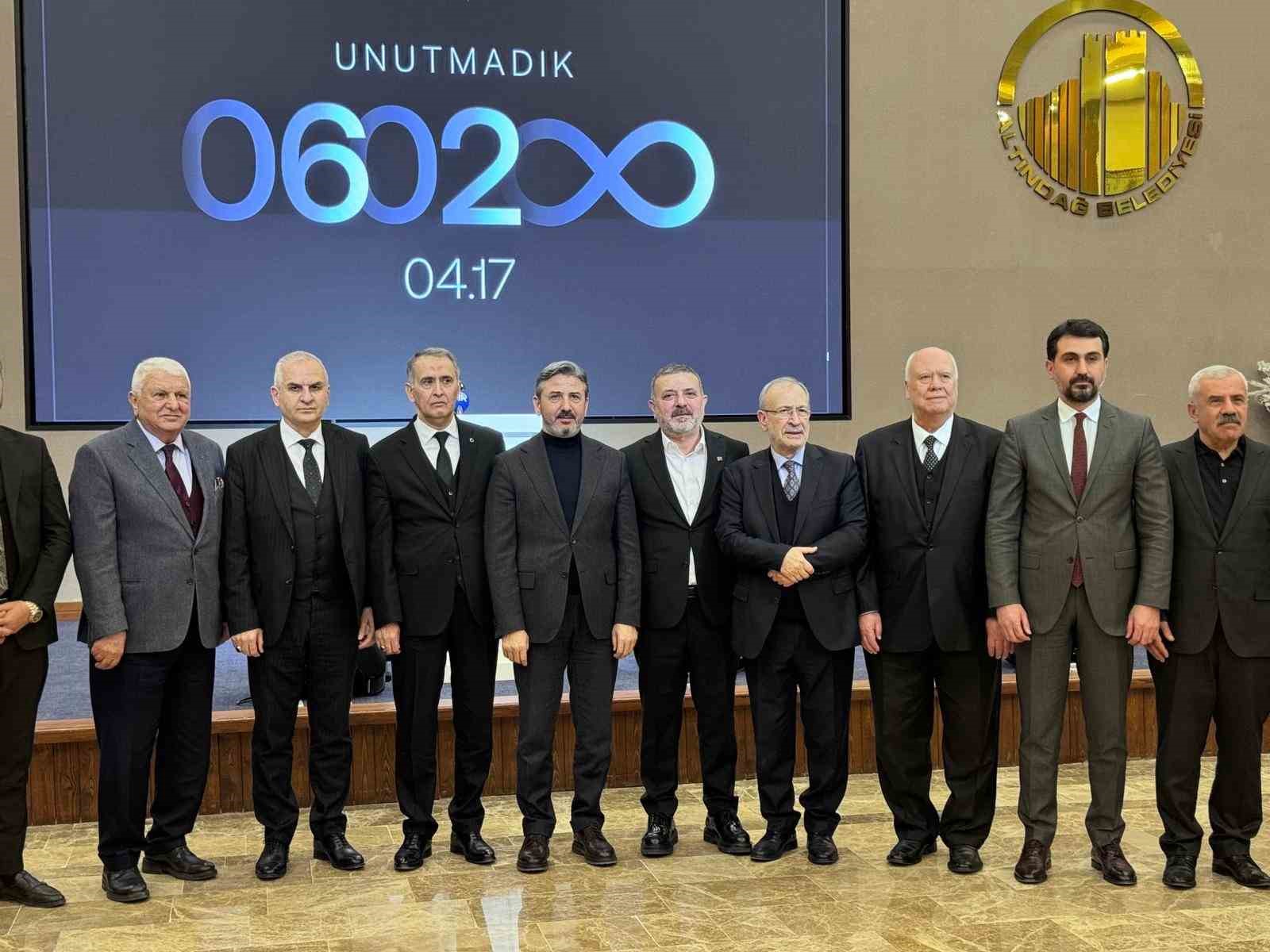 Ankara’da 6 Şubat depremlerinde hayatını kaybedenler dualarla anıldı
