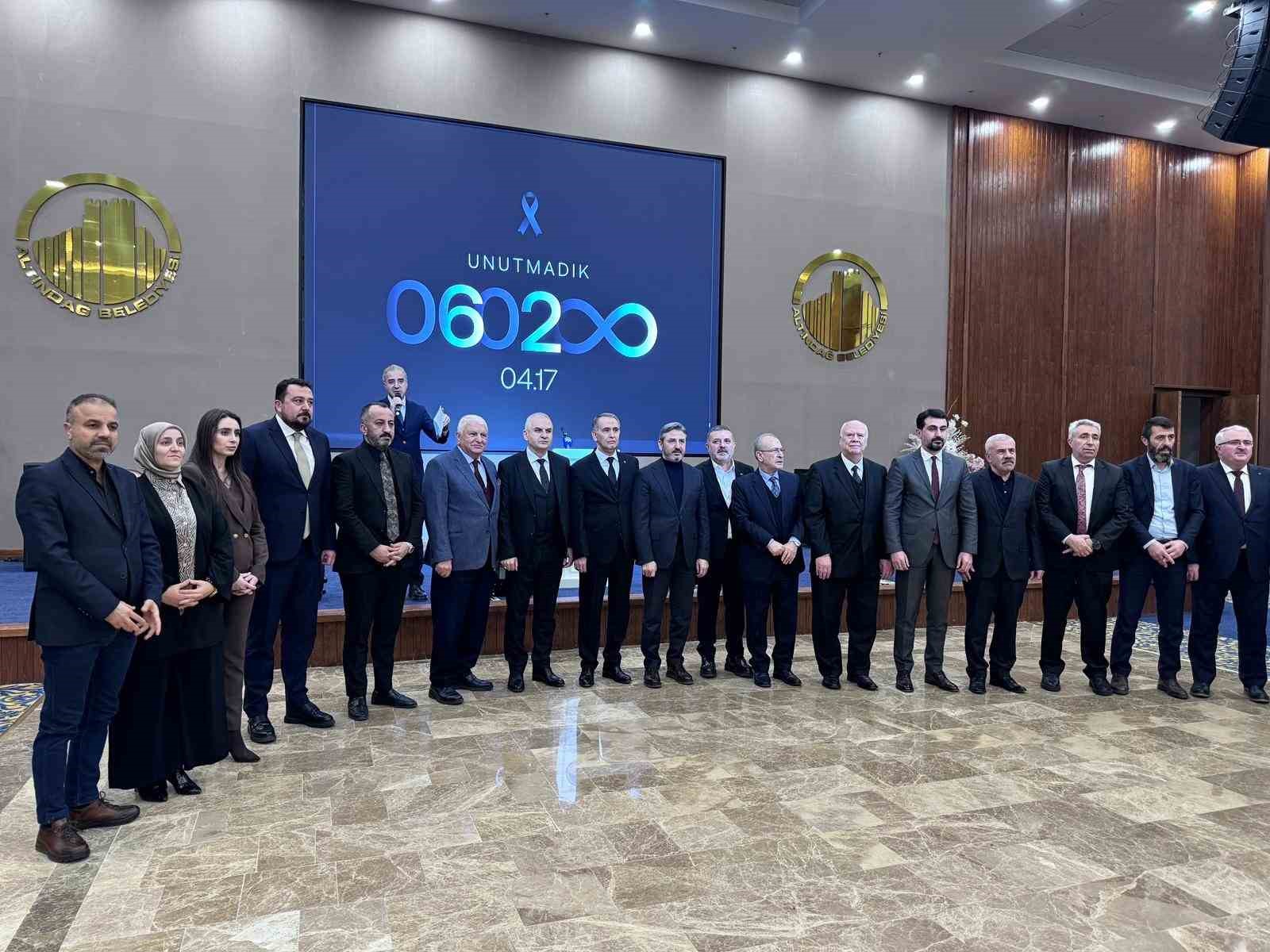 Ankara’da 6 Şubat depremlerinde hayatını kaybedenler dualarla anıldı
