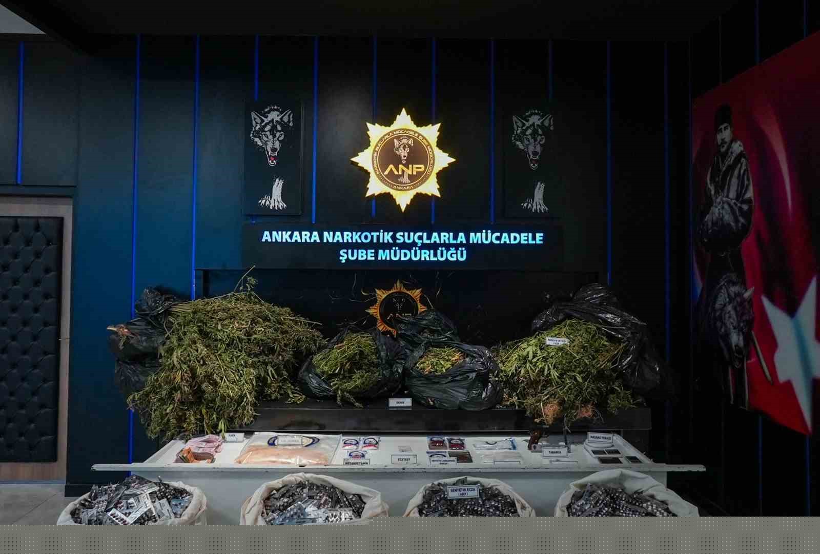 Ankara’da narkotik operasyonu: 105 gözaltı
