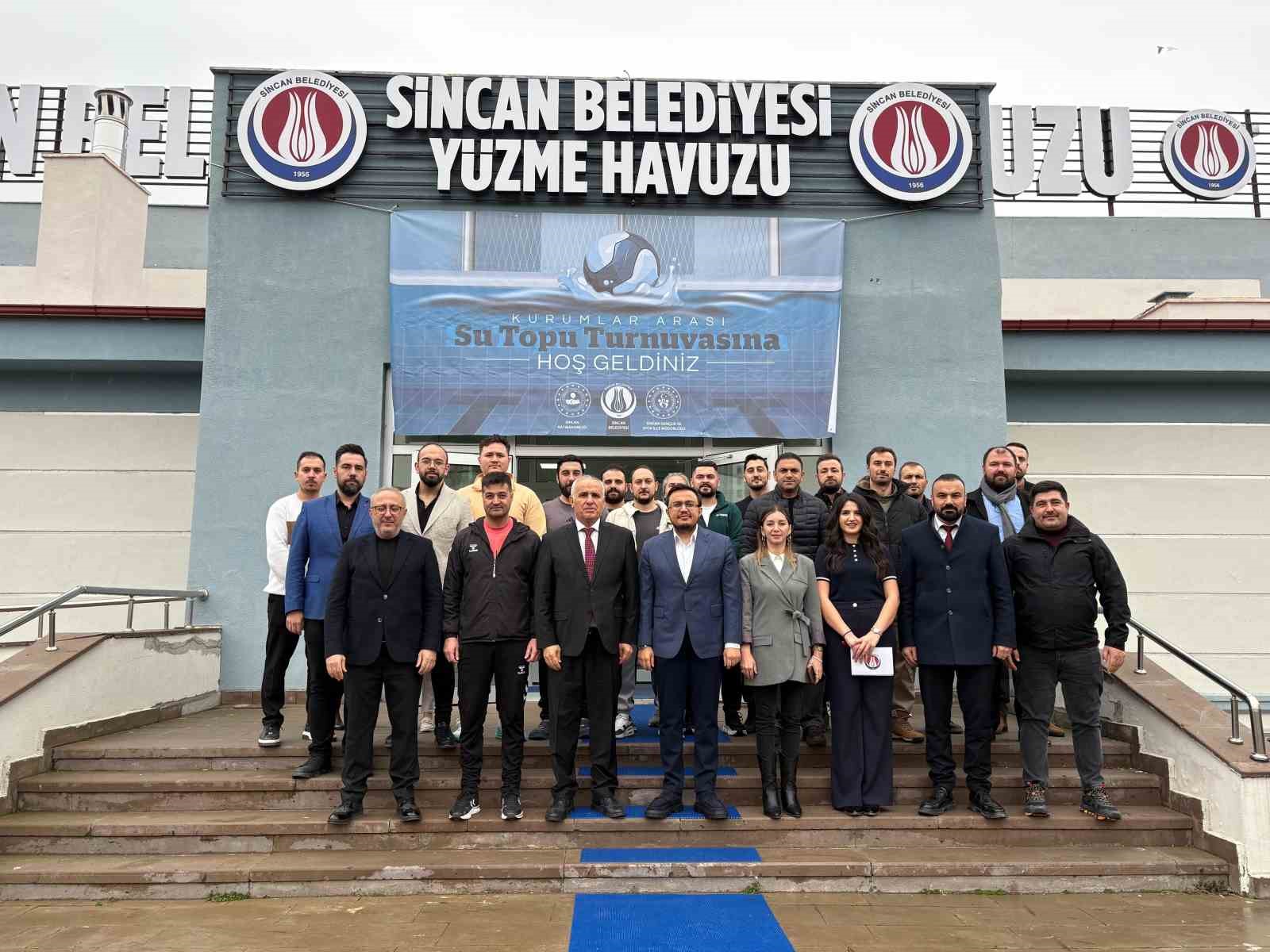 Ankara’da su topu turnuvası heyecanı
