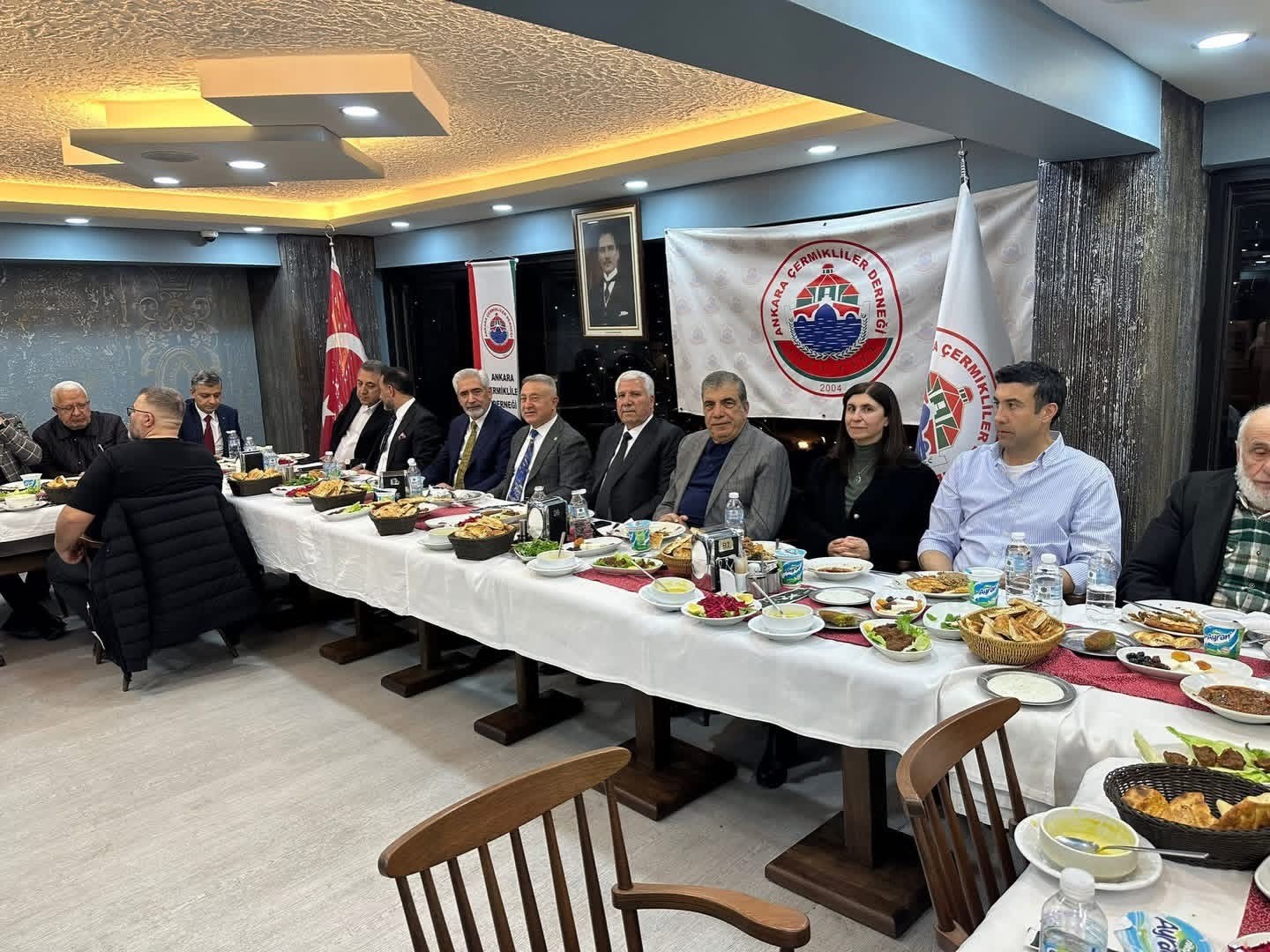 Ankara’da yaşayan Çermikliler iftar yemeğinde buluştu
