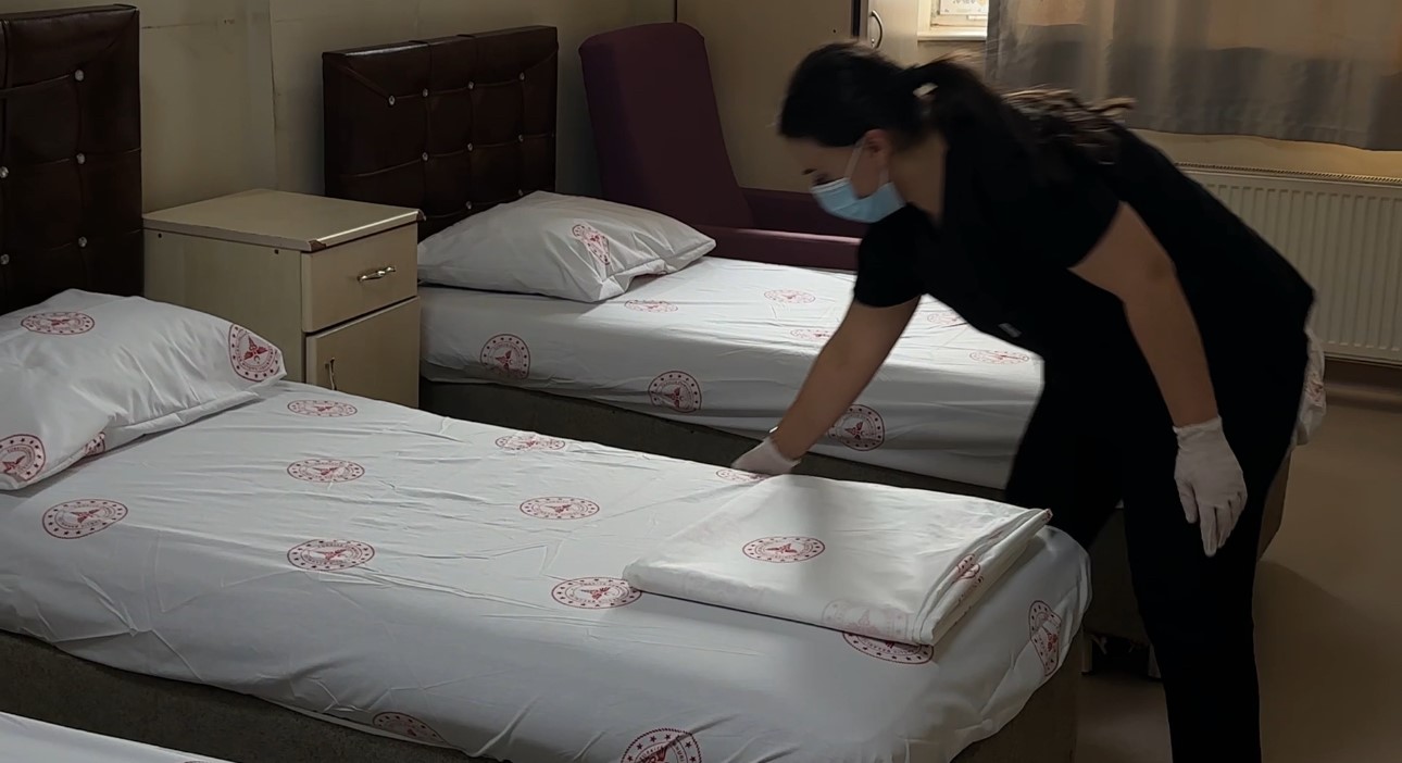 ‘Anne Oteli’ zorlu kış şartlarında hastalar için sıcak bir yuva oldu
